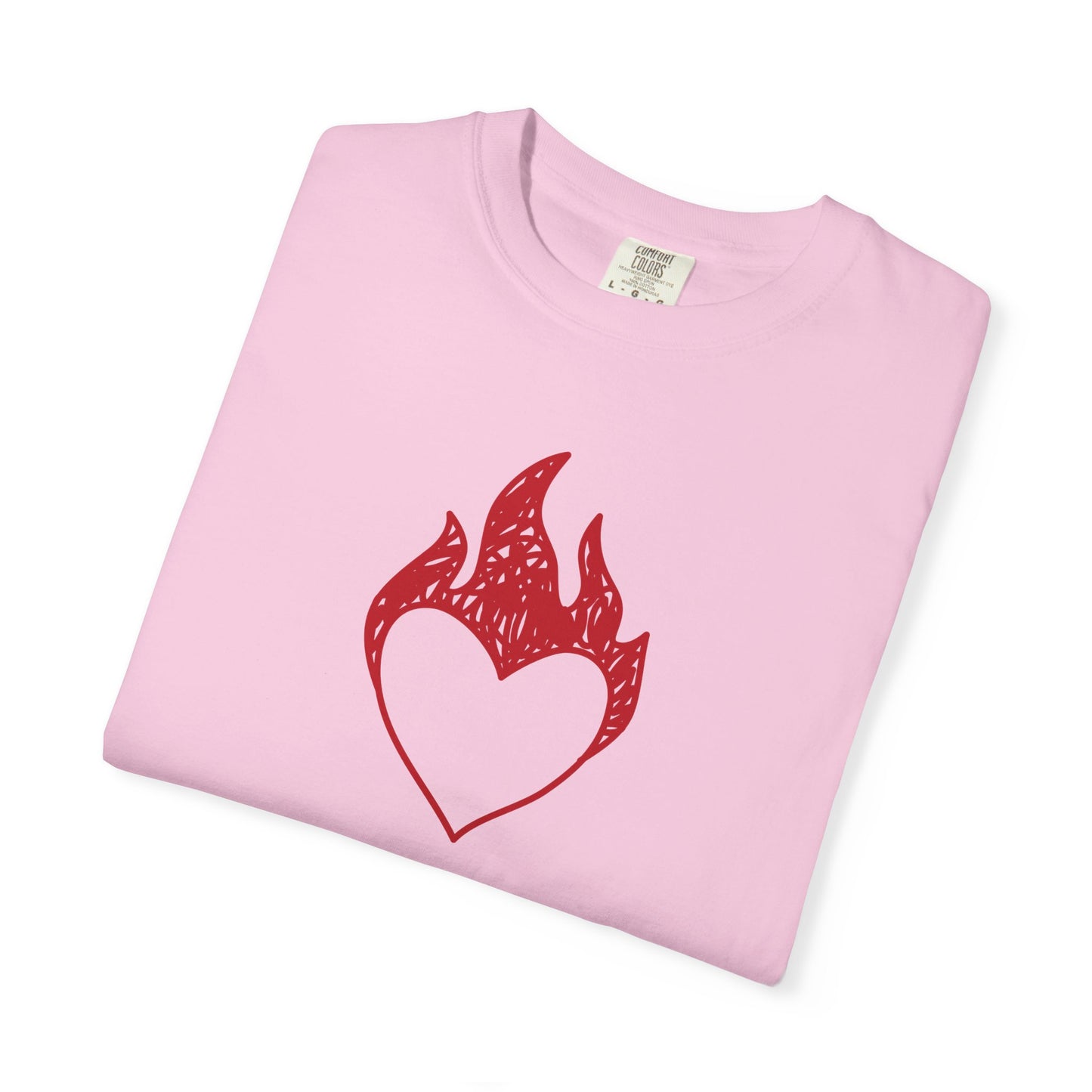 Fireheart Hand-drawn Comfort Colors Tee