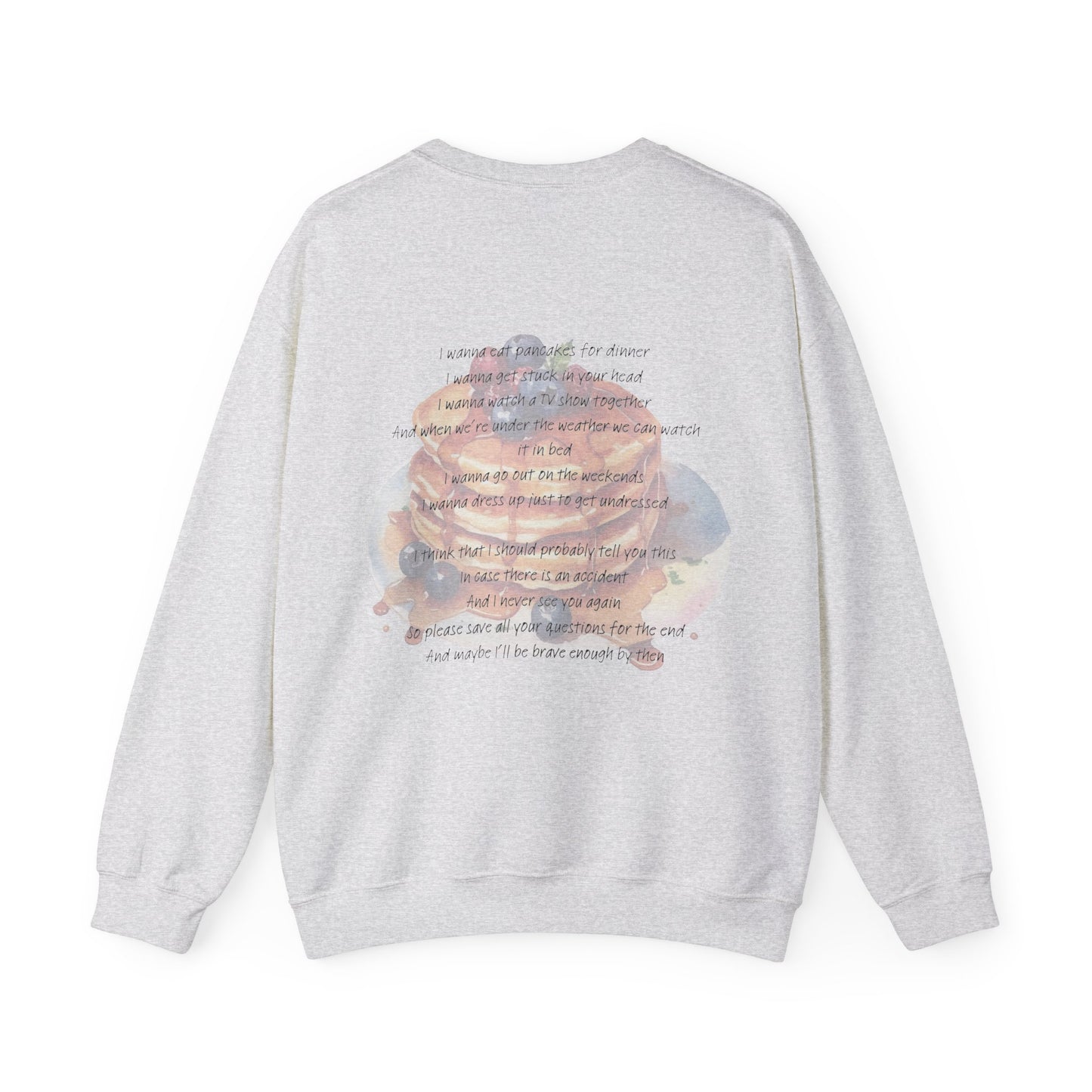 Pancakes For Dinner Crewneck Sweatshirt