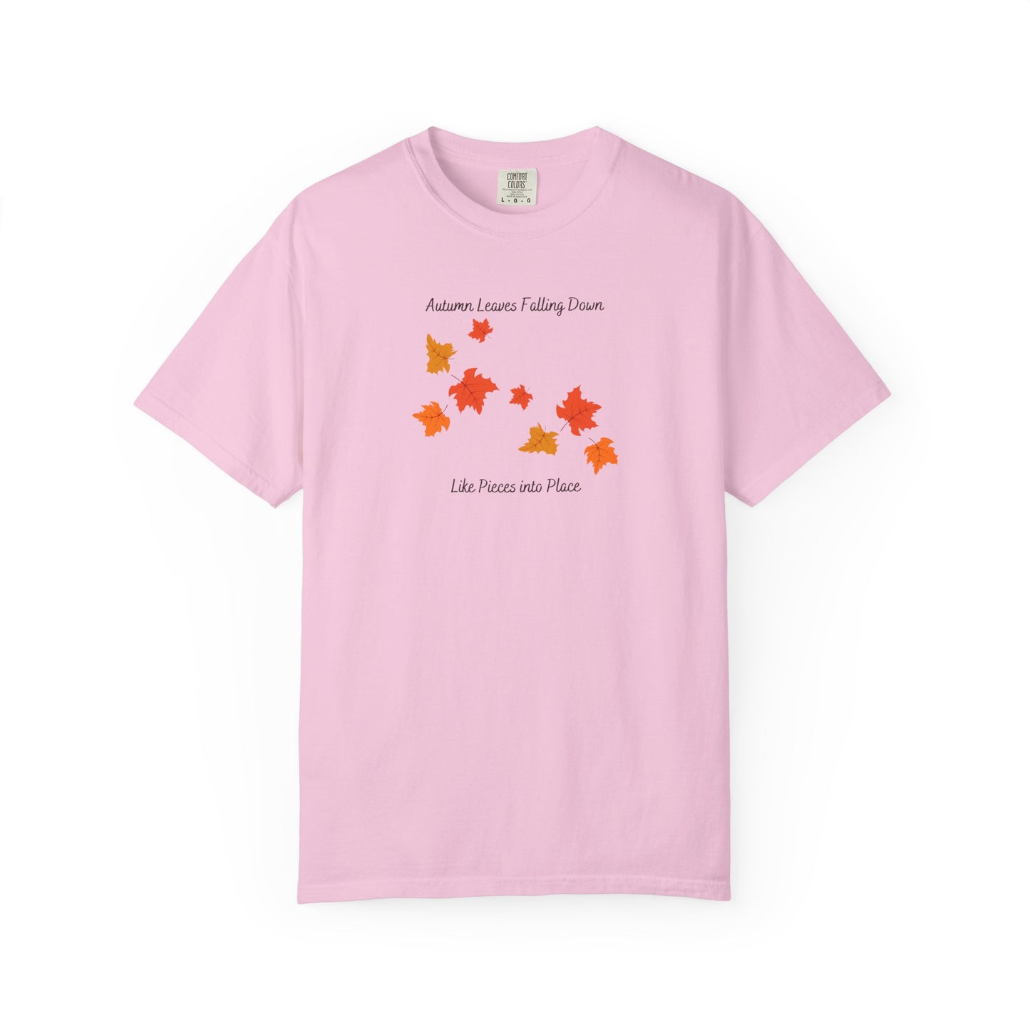 Autumn Leaves Falling Down Comfort Colors Tee