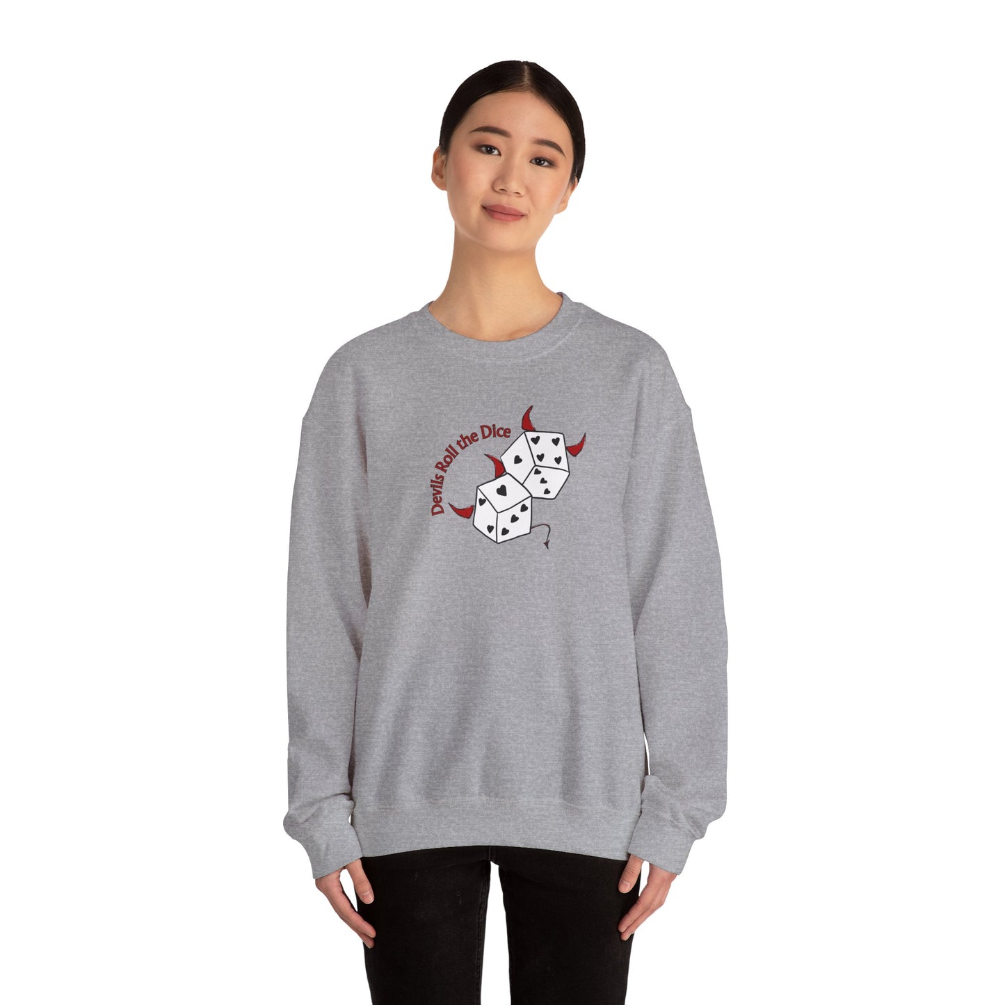 Devils Roll The Dice Unisex Crewneck