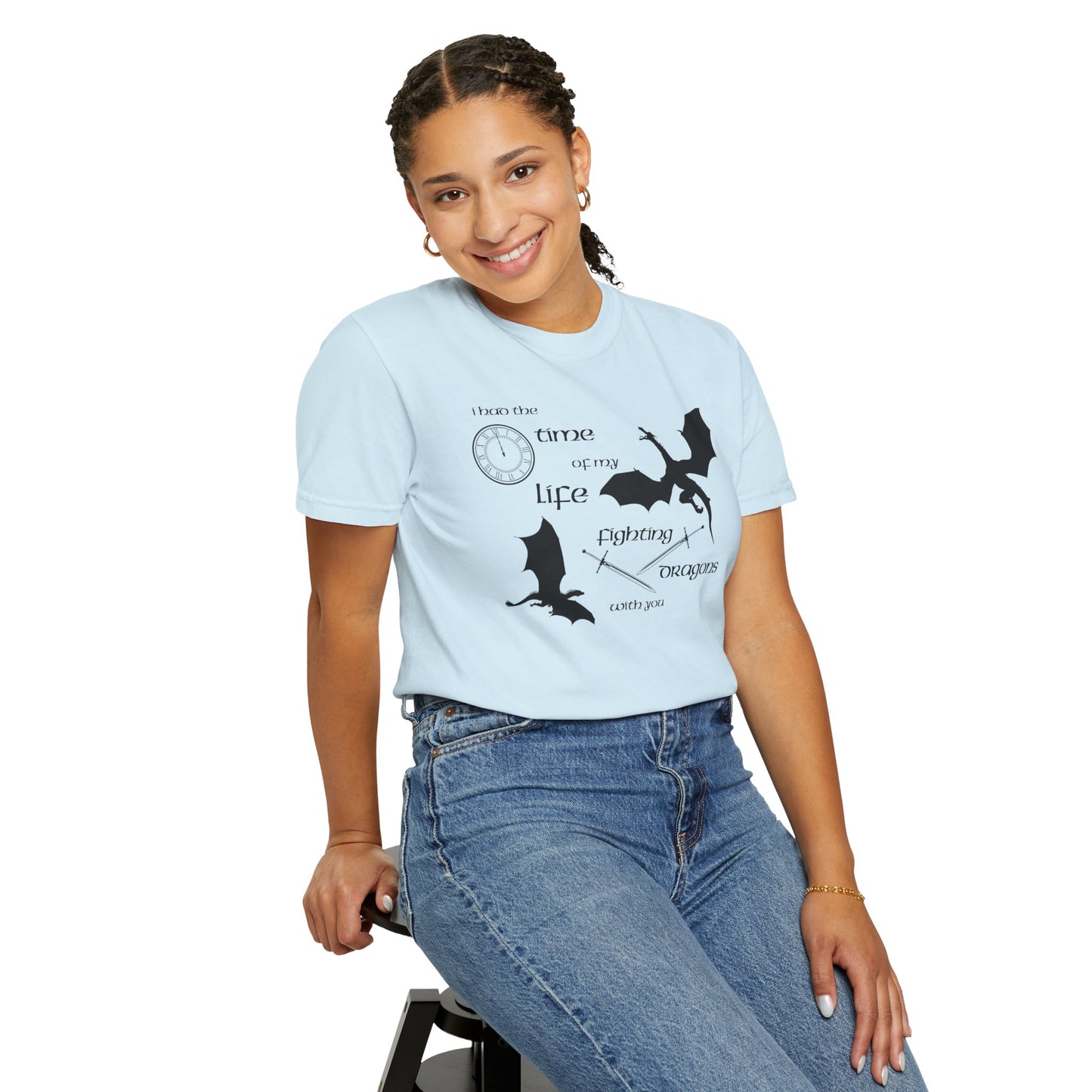 Fighting Dragons With You Comfort Colors Tee