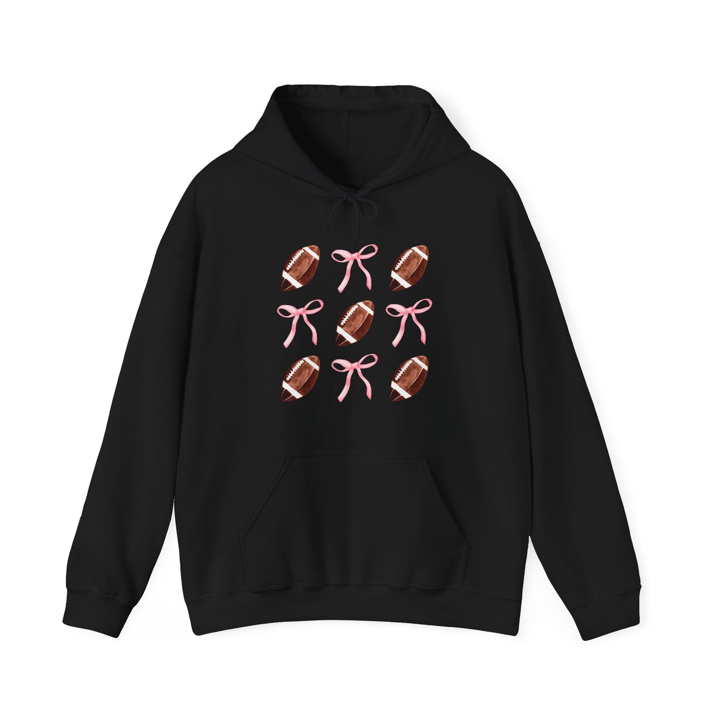 Football Bows Unisex Hoodie