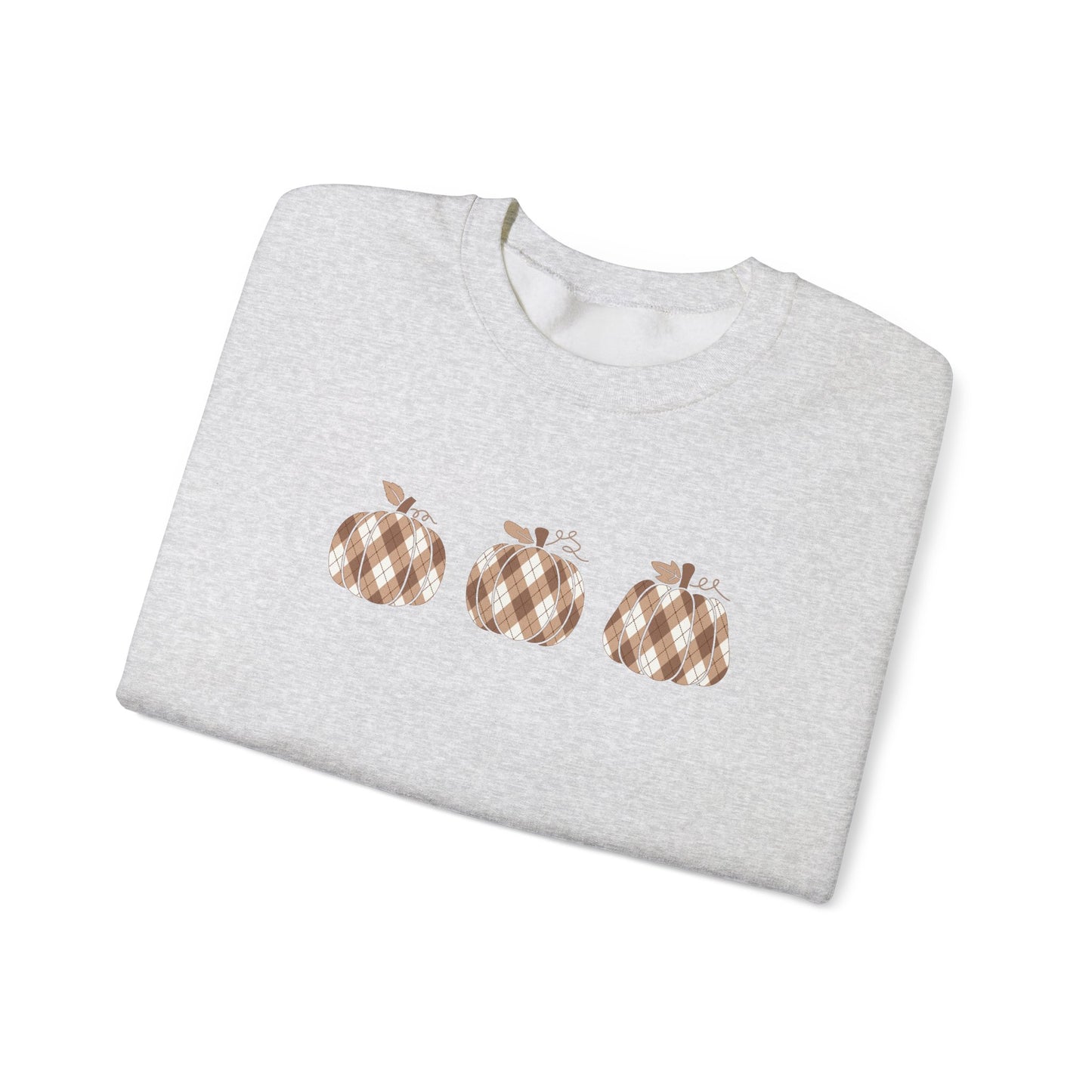 Plaid Pumpkins Unisex Crewneck