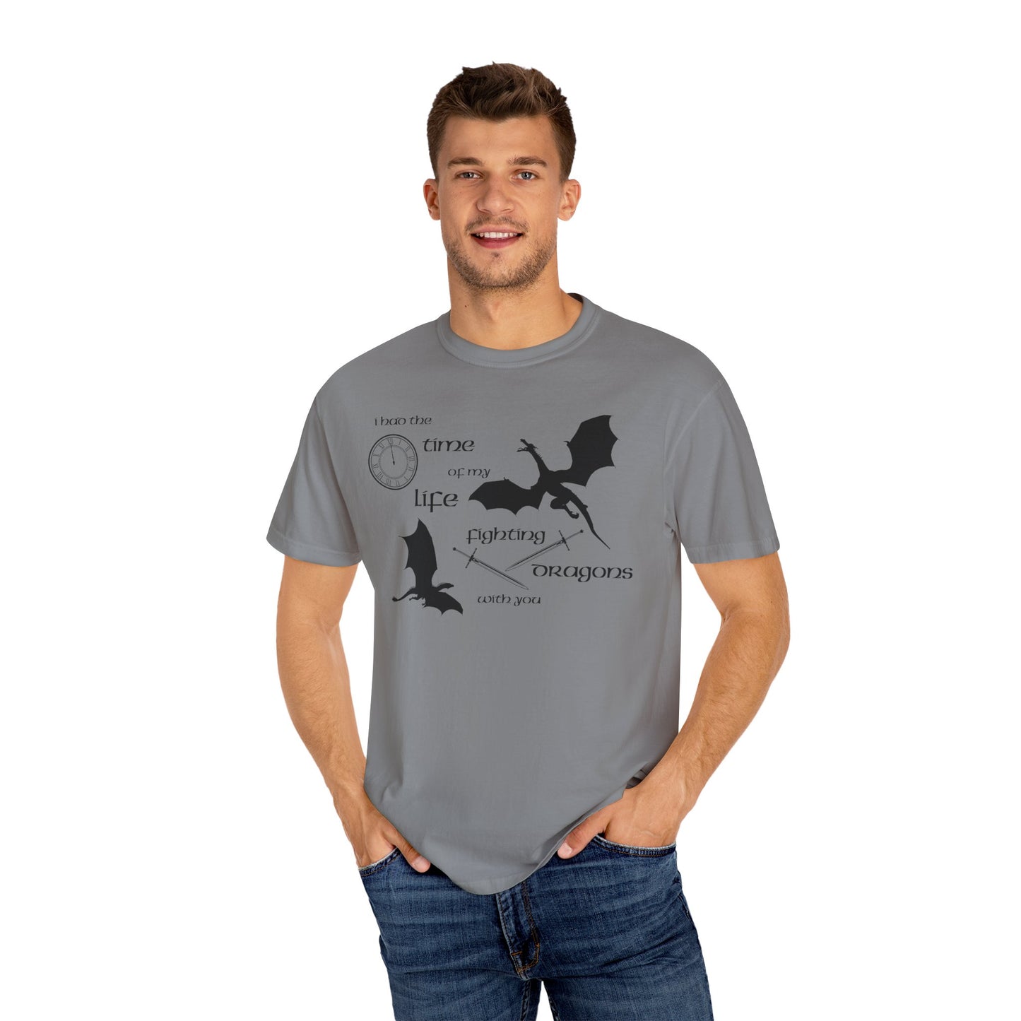 Fighting Dragons With You Comfort Colors Tee