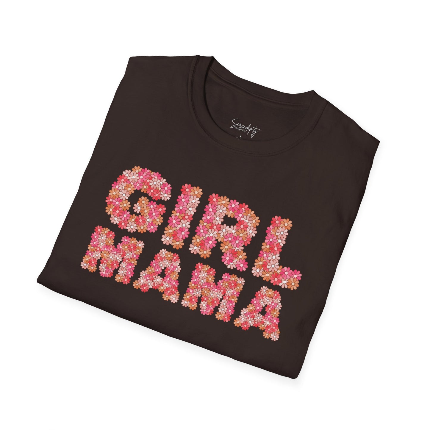 Girl Mama Retro Floral Soft Style Tee