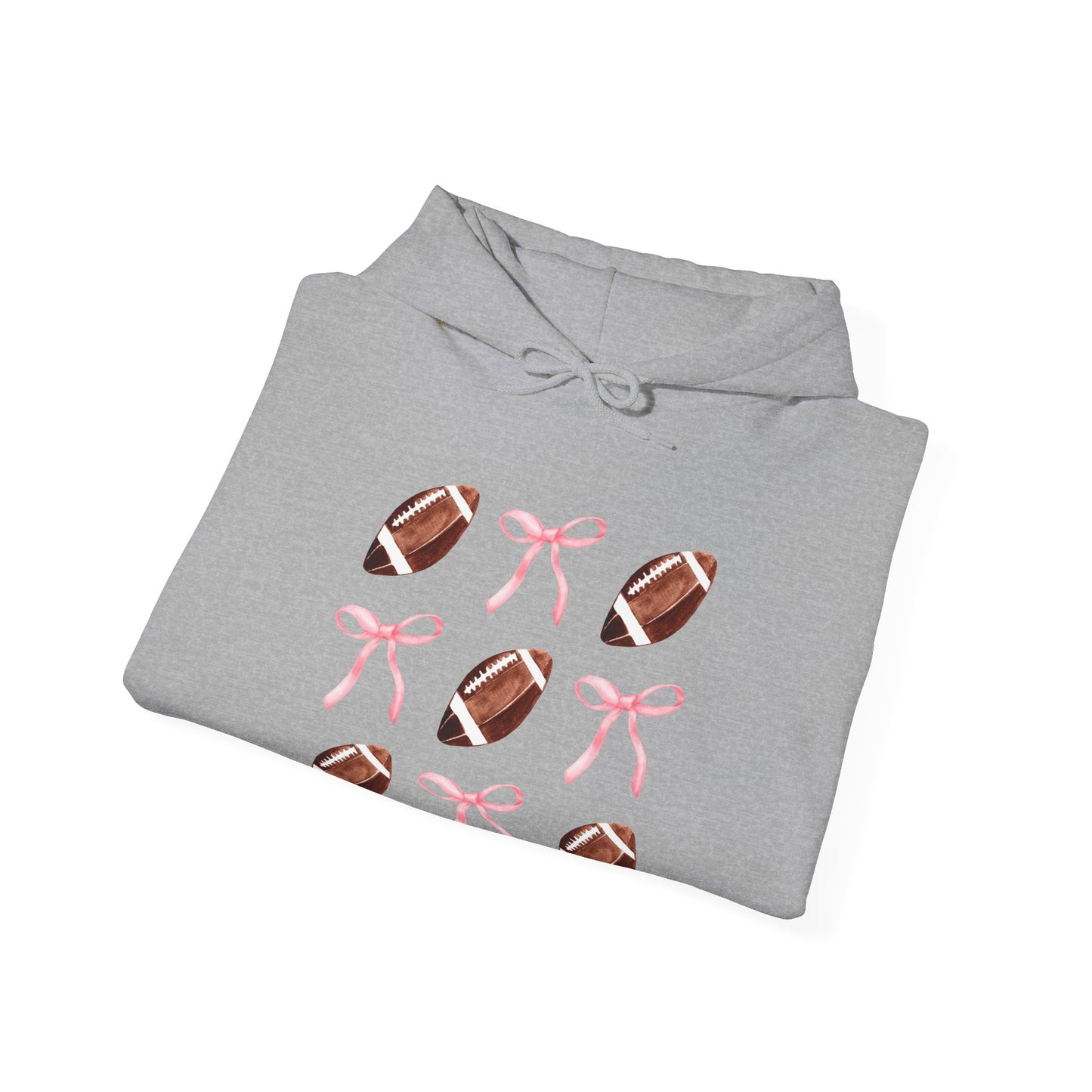 Football Bows Unisex Hoodie