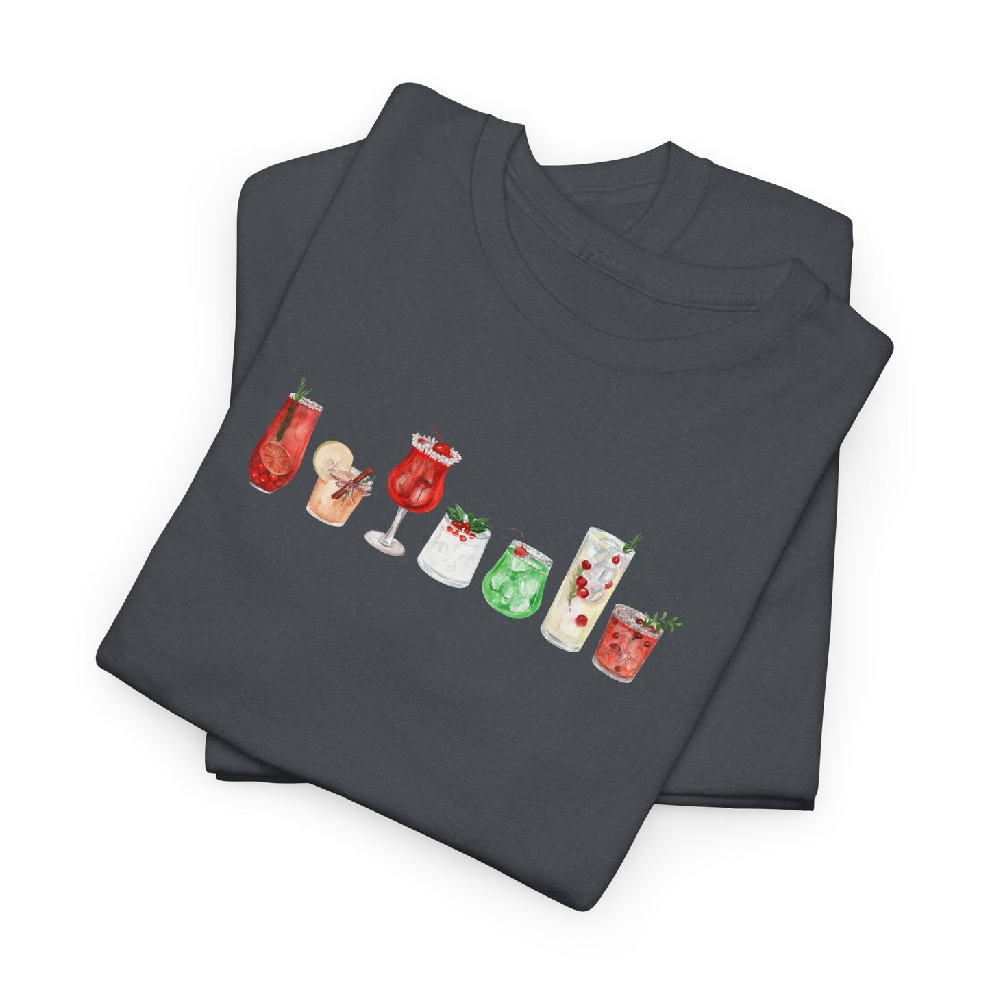 Christmas Cocktails Unisex Tee