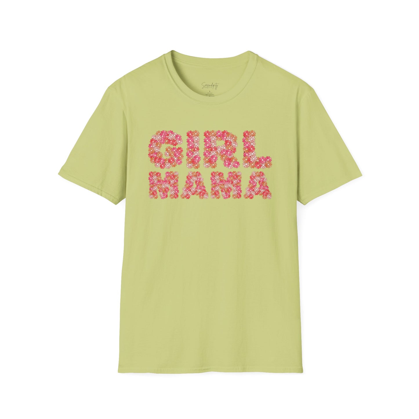 Girl Mama Retro Floral Soft Style Tee