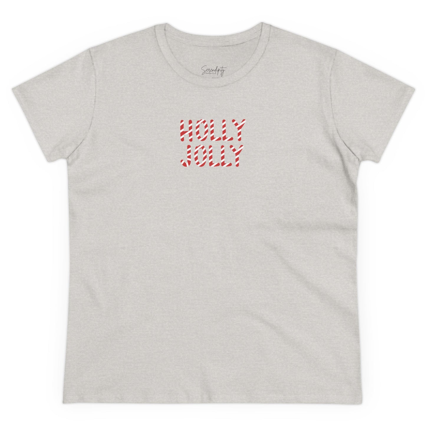 Holly Jolly Candy Cane Baby Tee