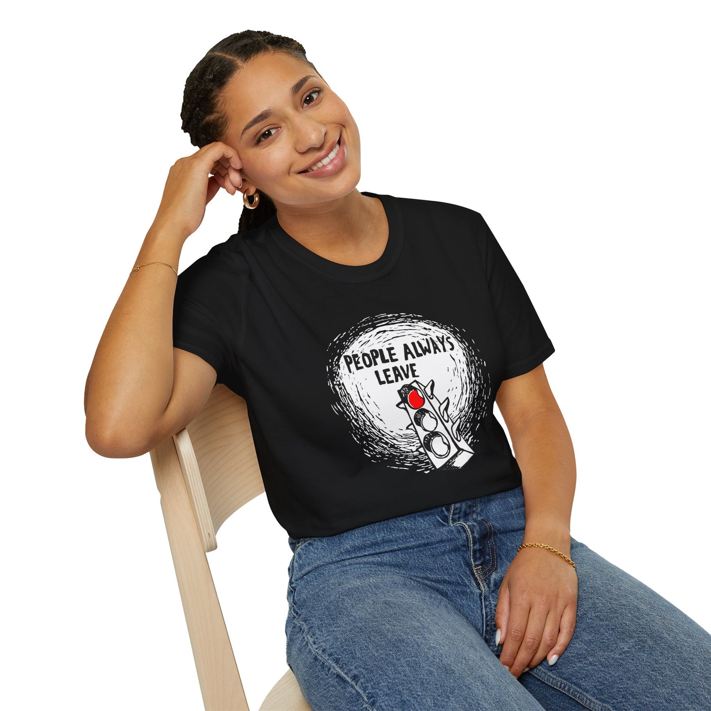 People Always Leave Soft Style Tee