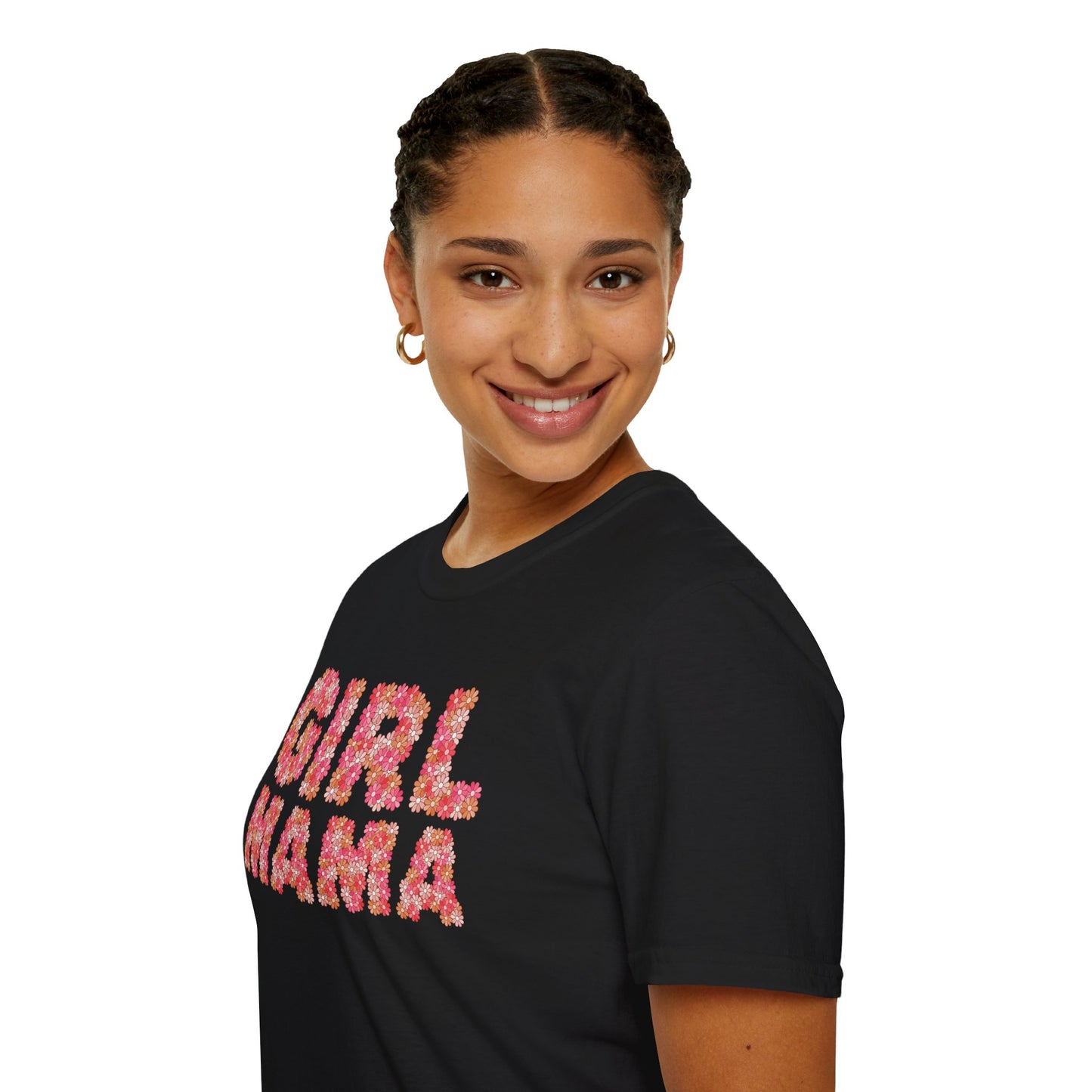 Girl Mama Retro Floral Soft Style Tee