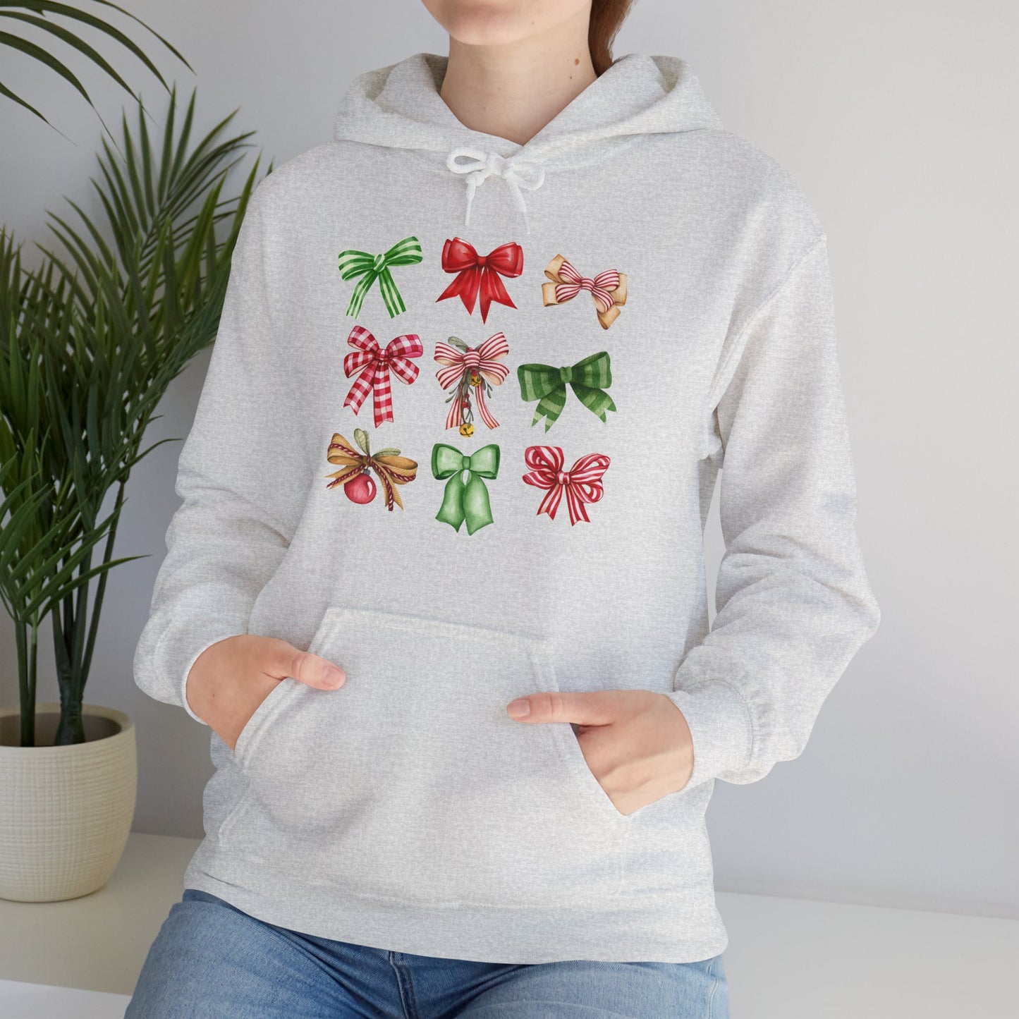 Christmas Bows Unisex Hoodie