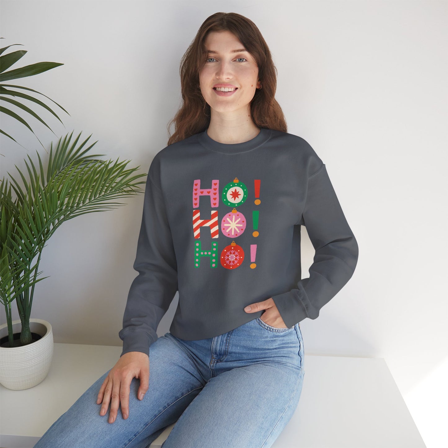 Ho Ho Ho Ornaments Unisex Crewneck