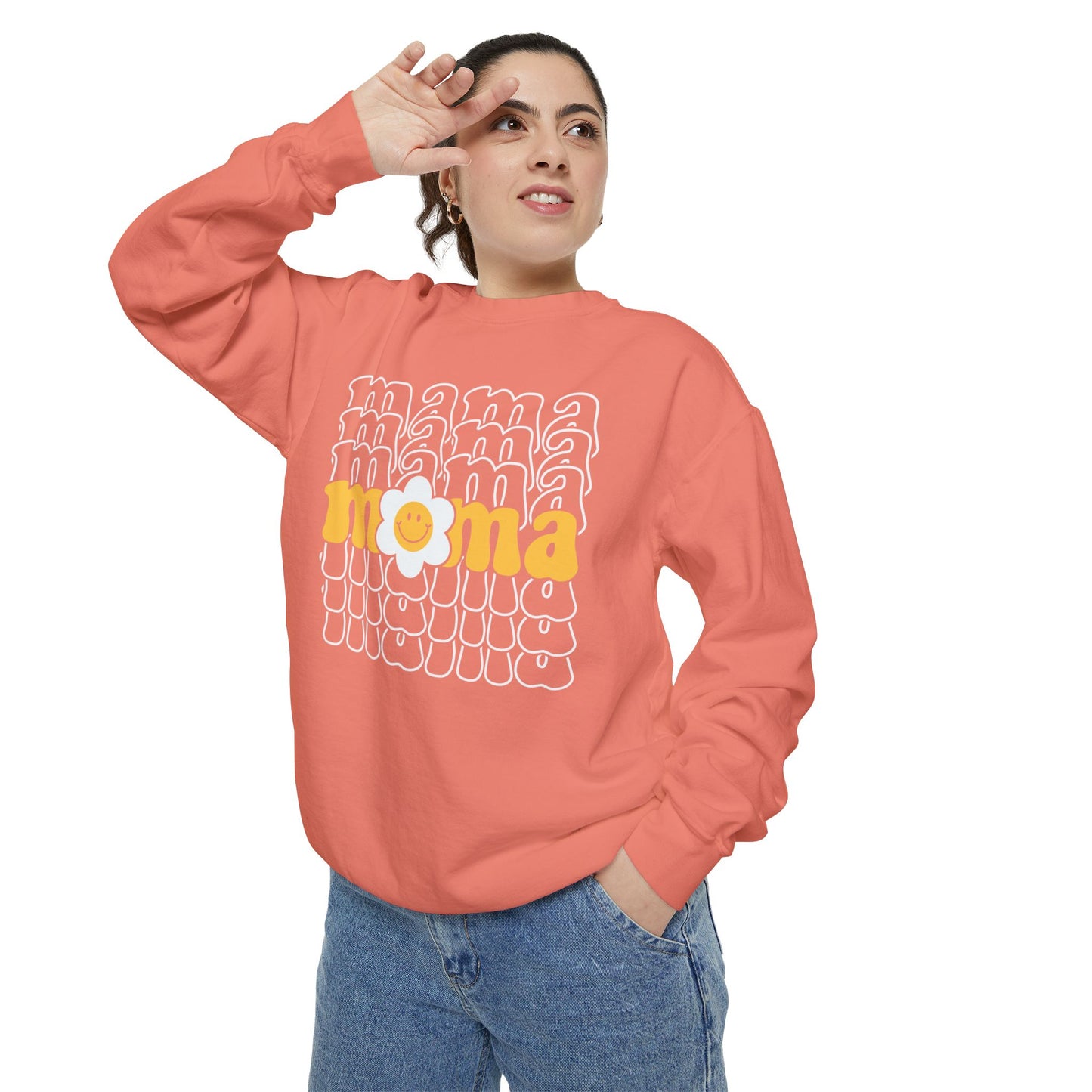 Mama Daisy Comfort Colors Sweatshirt