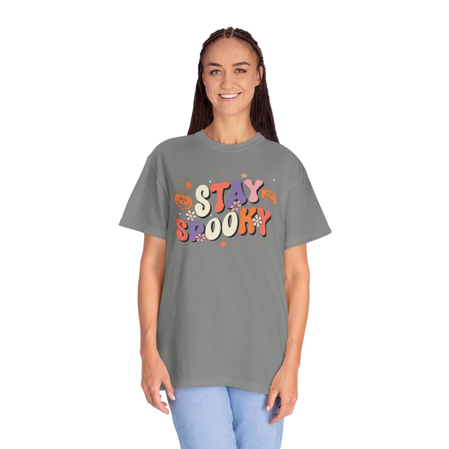 Stay Spooky Girly Comfort Colors Tee