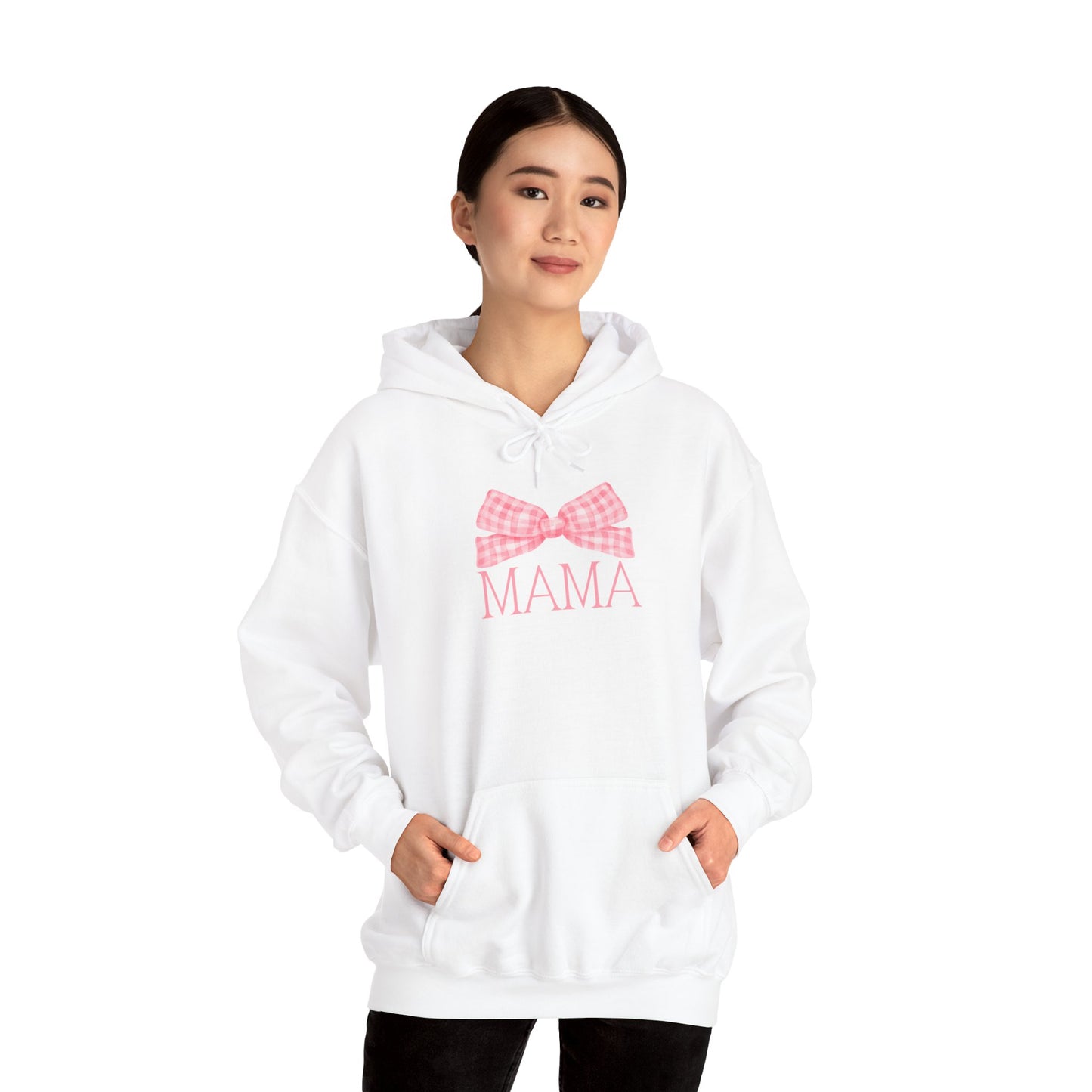 Mama Bow Pink Unisex Hoodie