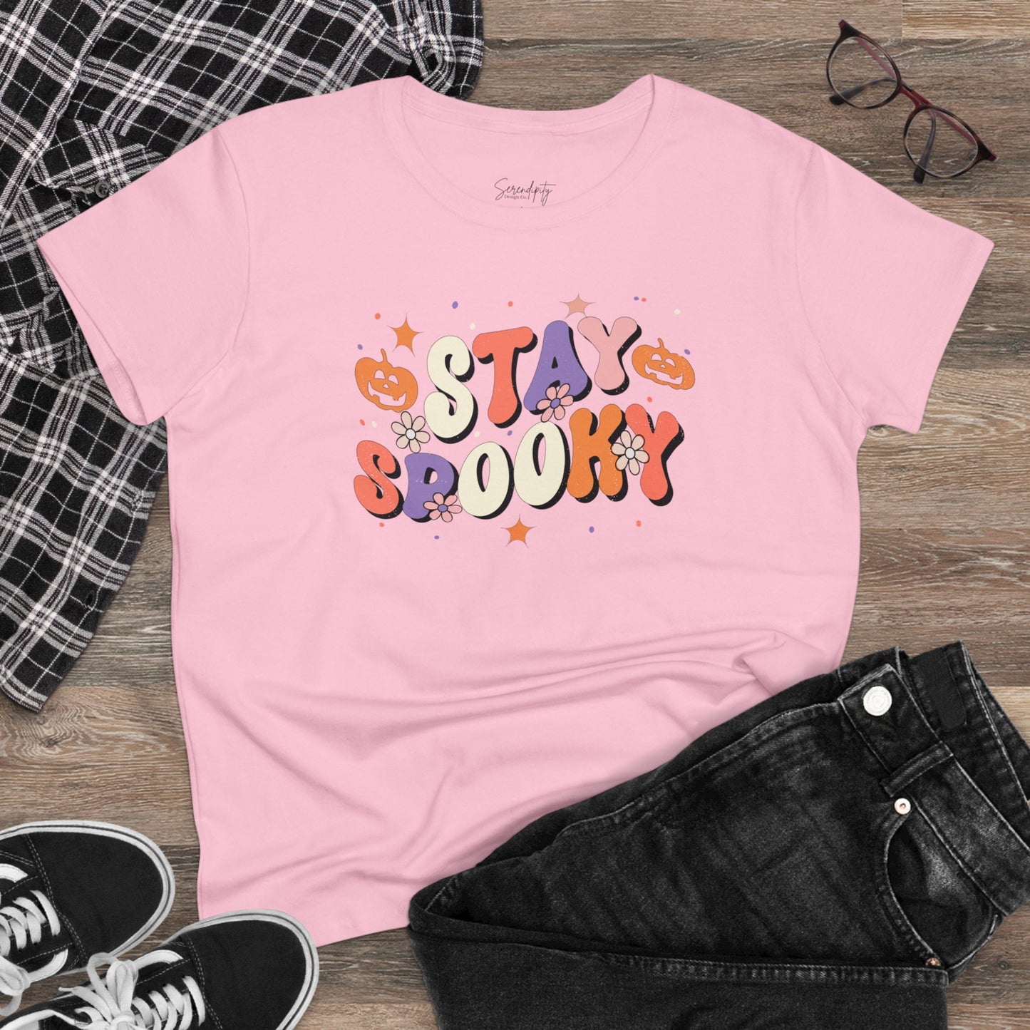 Stay Spooky Girly Baby Tee