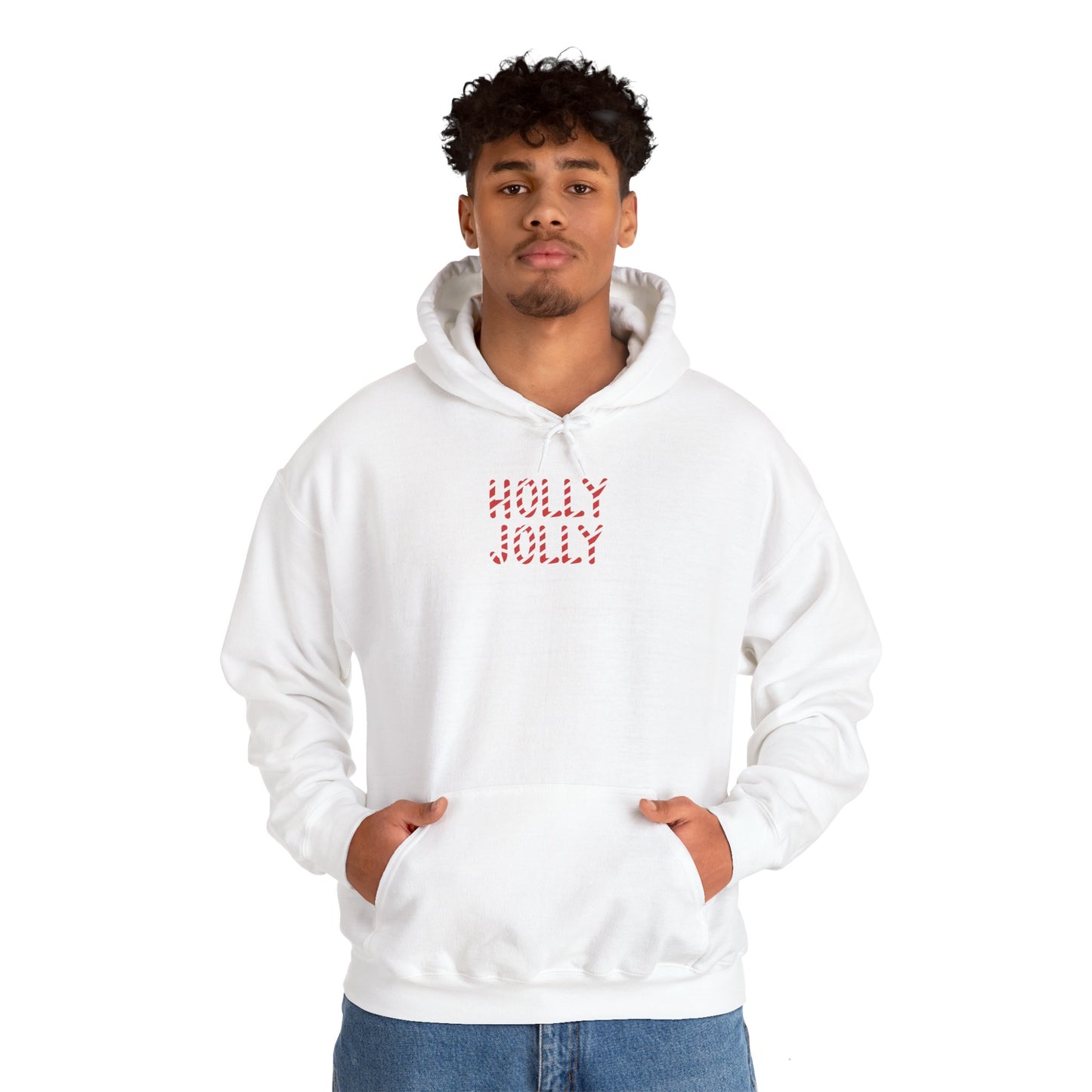 Holly Jolly Candy Cane Unisex Hoodie