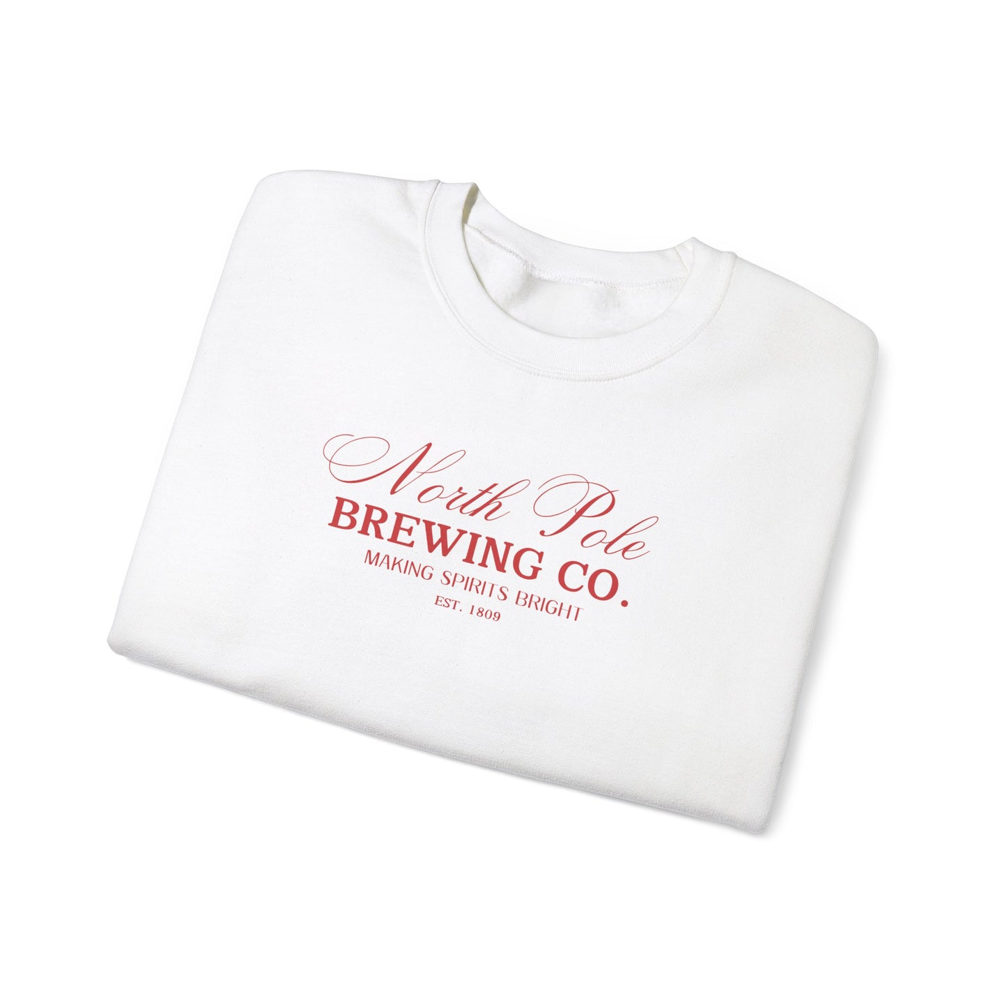 North Pole Brewing Co Red Unisex Crewneck