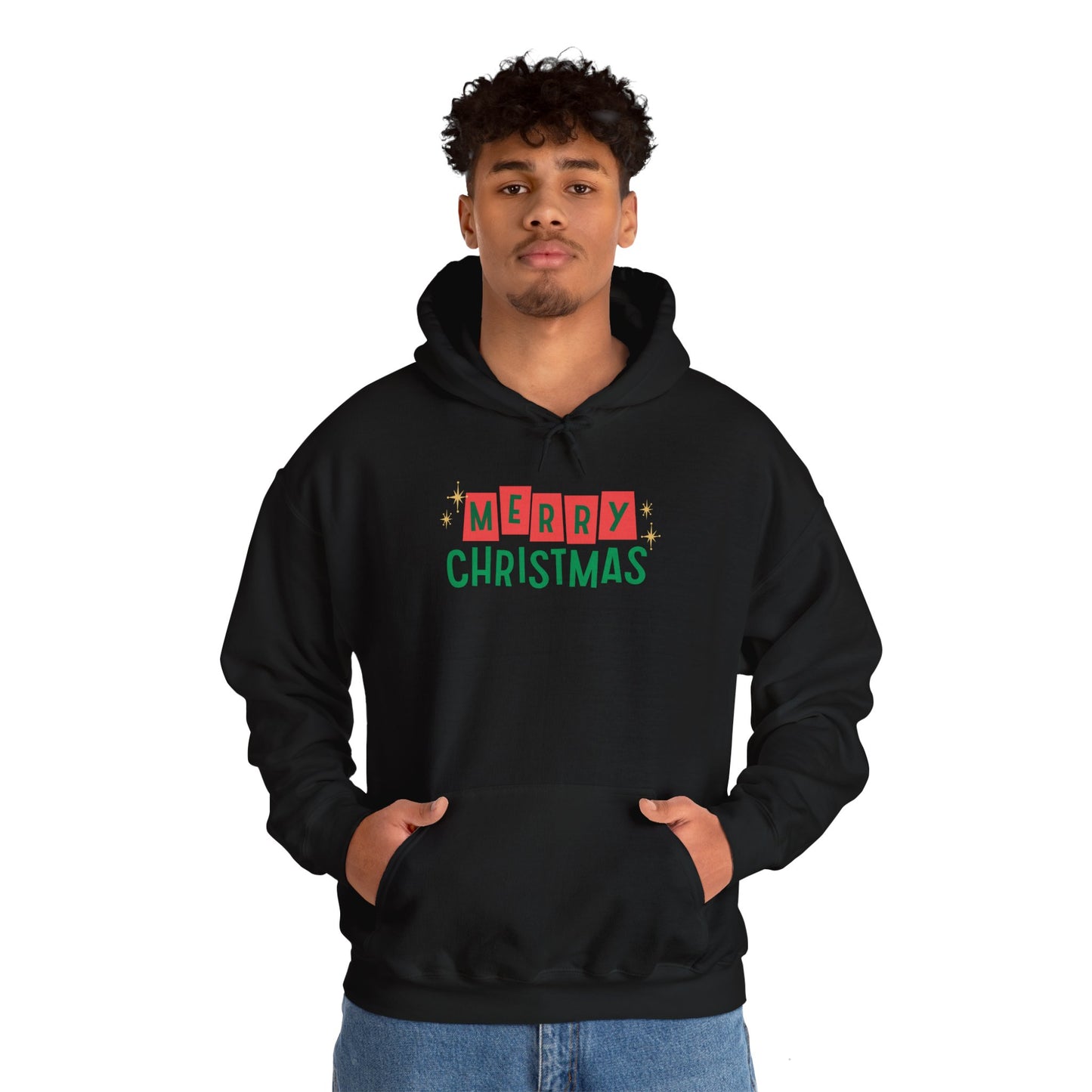 Retro Merry Christmas Unisex Hoodie