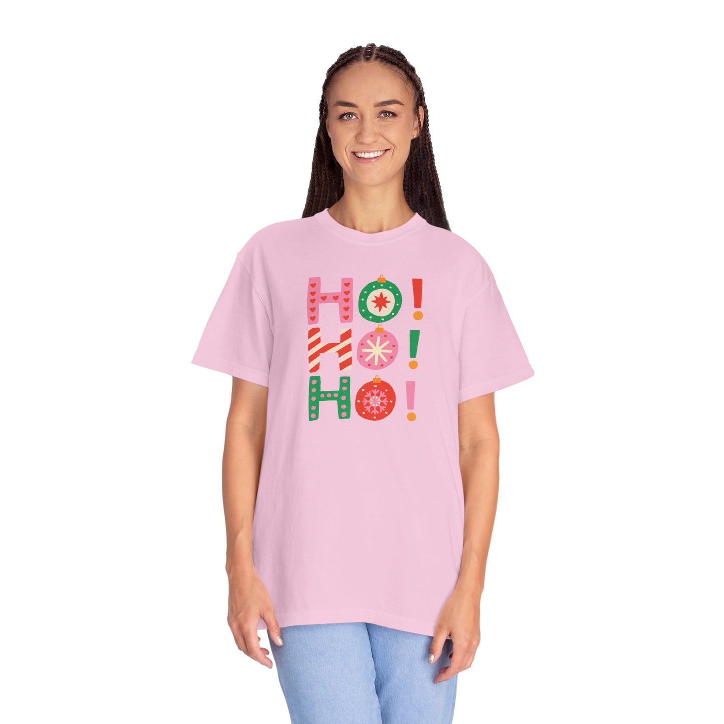 Ho Ho Ho Ornaments Comfort Colors Tee