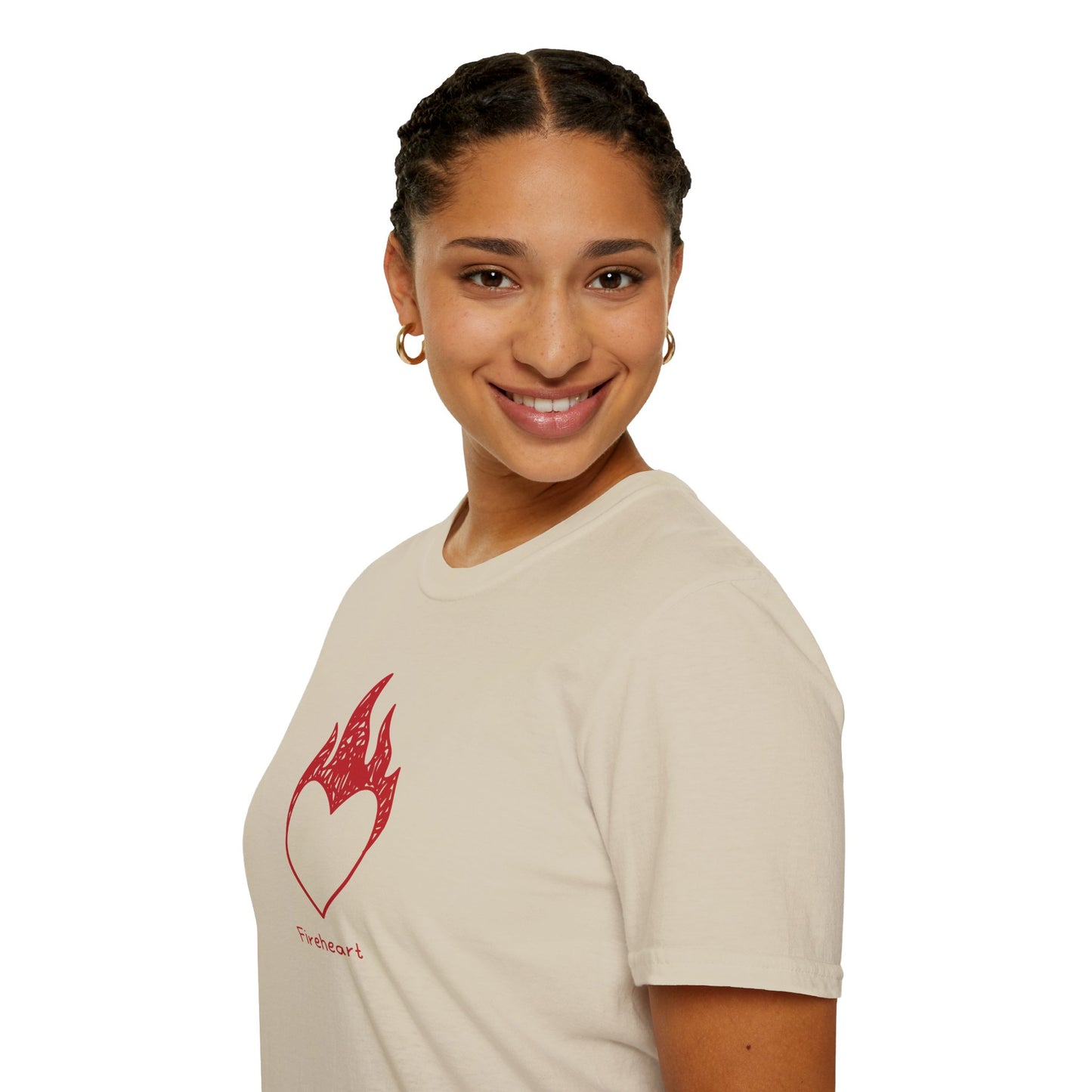 Fireheart Hand-drawn Soft Style Tee