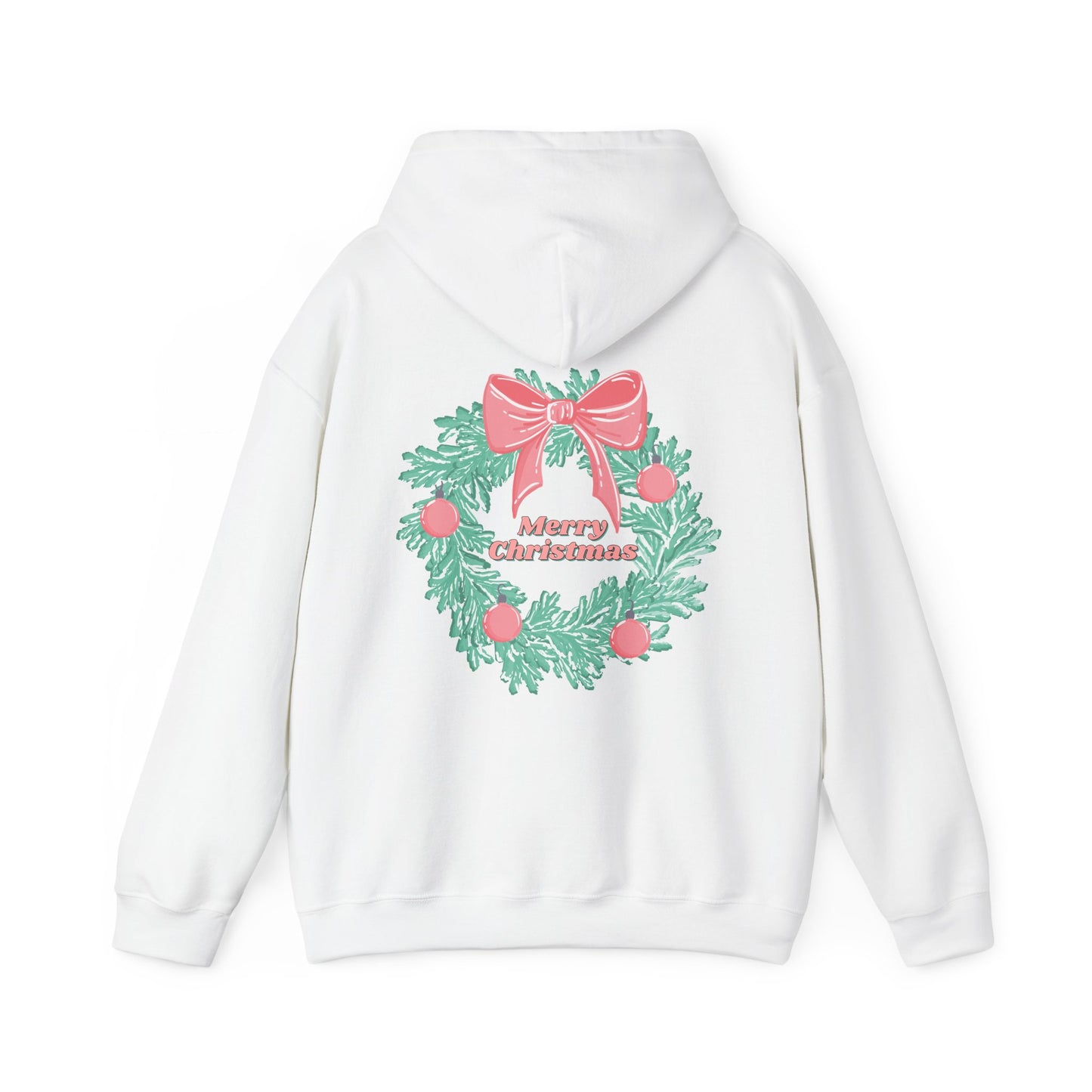 Ho Ho Ho Merry Christmas Wreath Unisex Hoodie