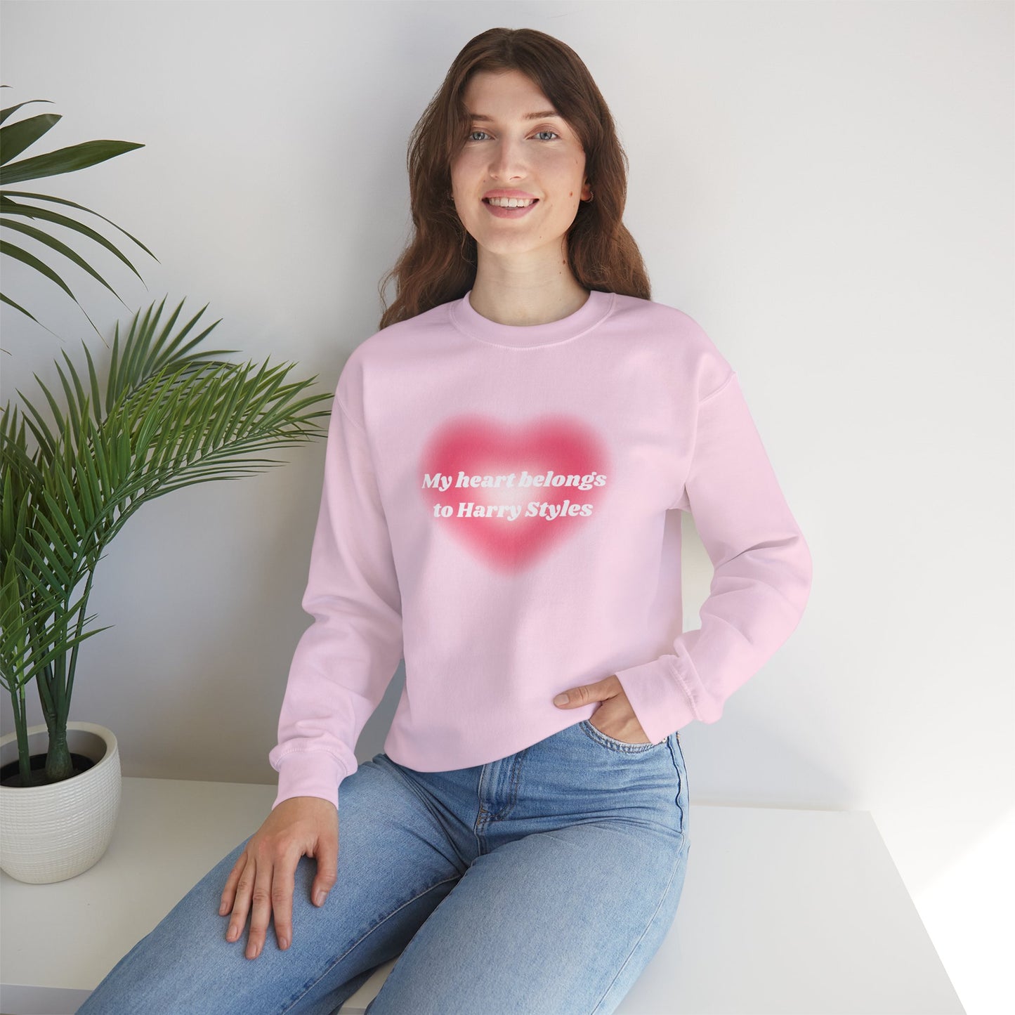 My Heart Belongs to Harry Styles Unisex Crewneck