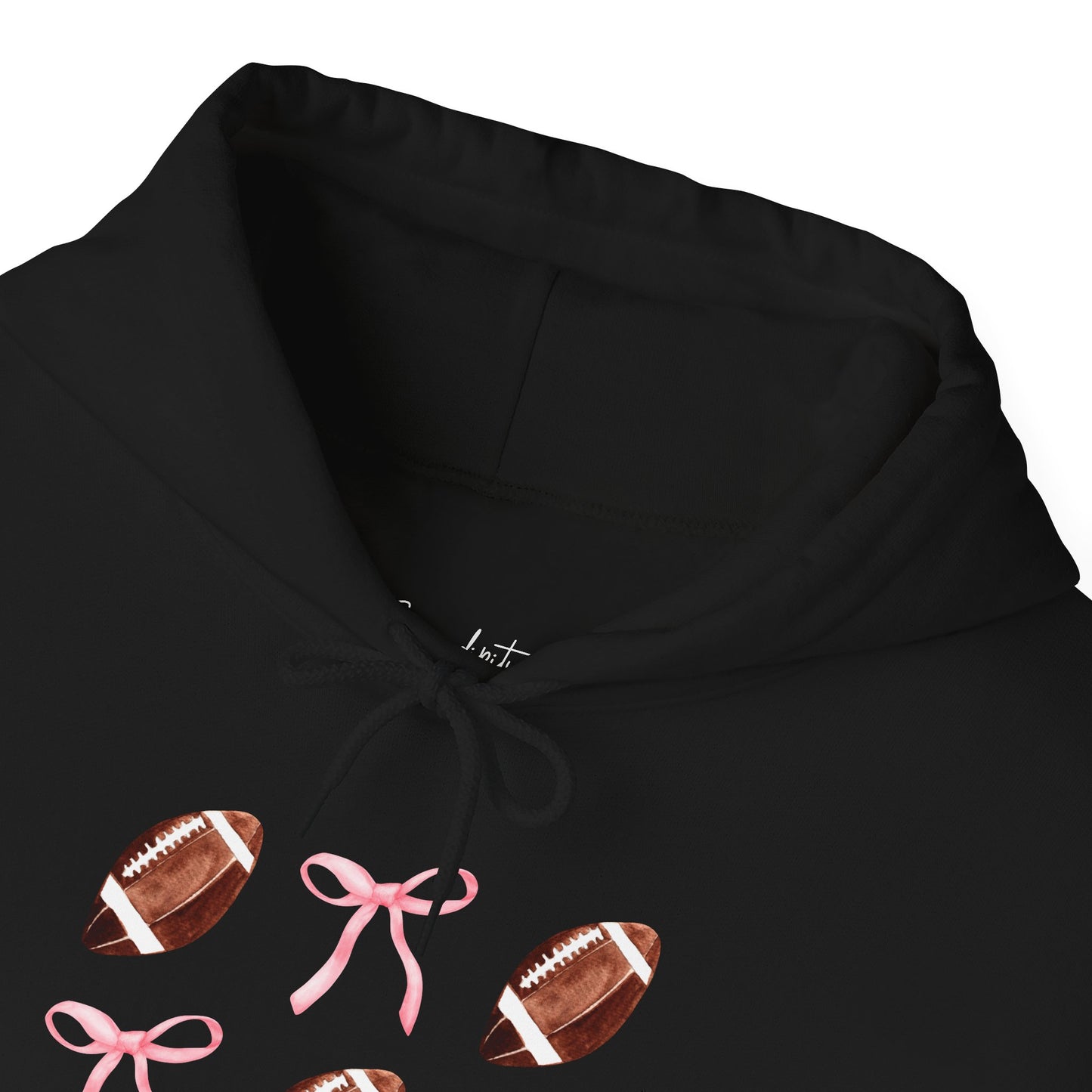 Football Bows Unisex Hoodie