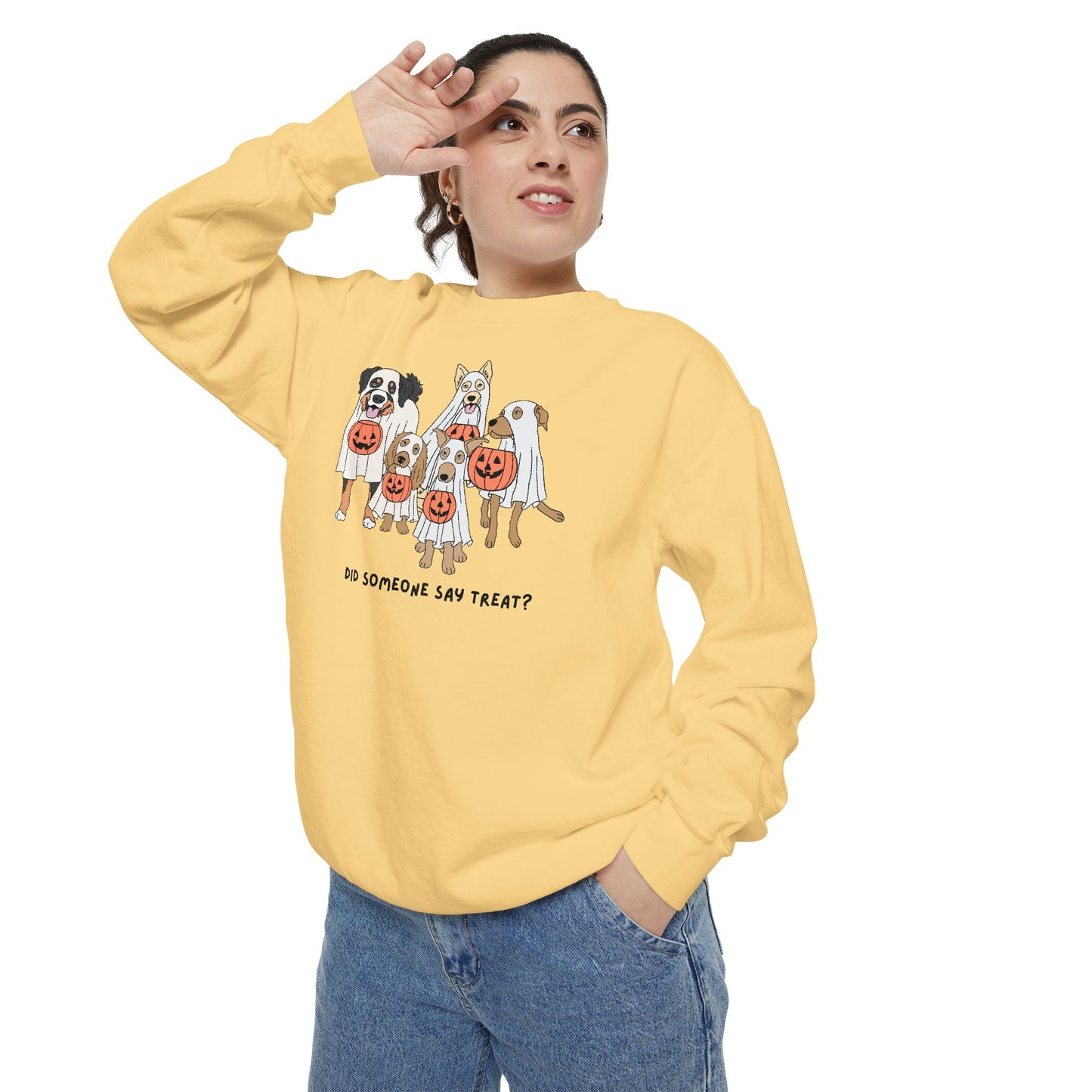 Did Someone Say Treat? Comfort Colors Sweatshirt