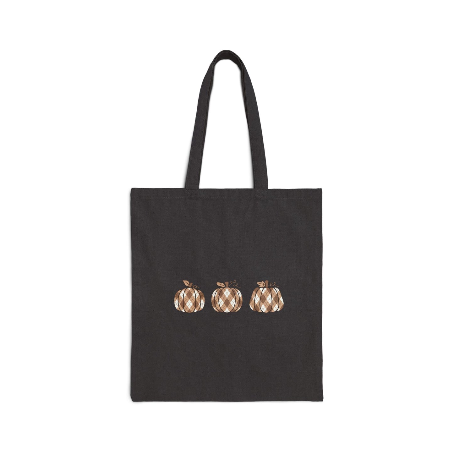 Plaid Pumpkins Tote Bag