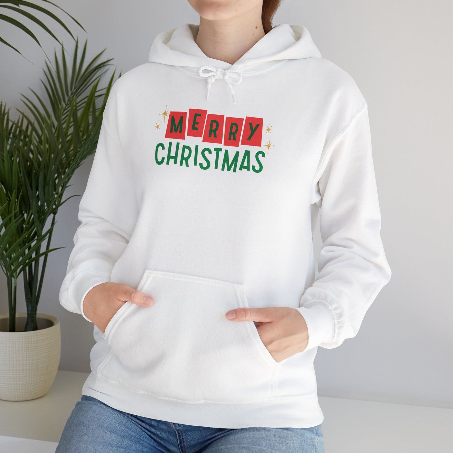 Retro Merry Christmas Unisex Hoodie