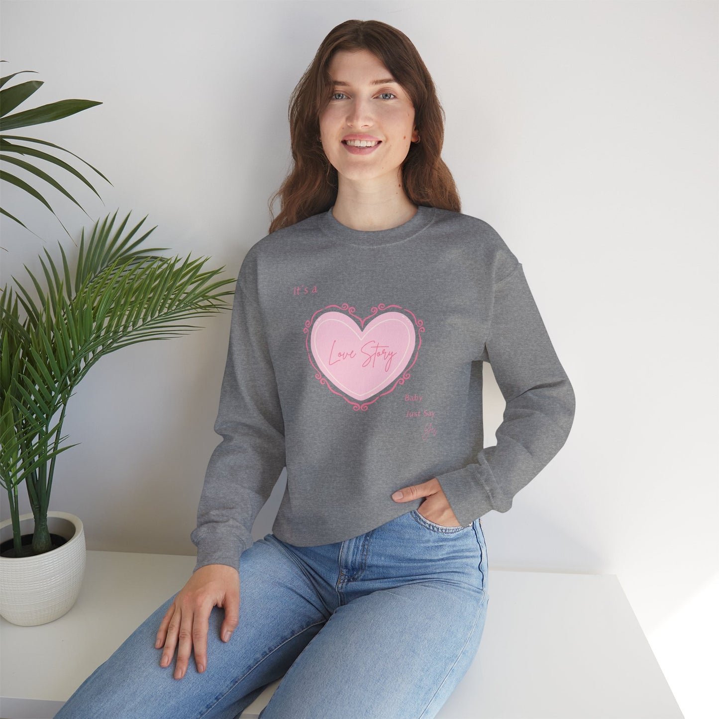 Love Story Coquette Crewneck Sweatshirt