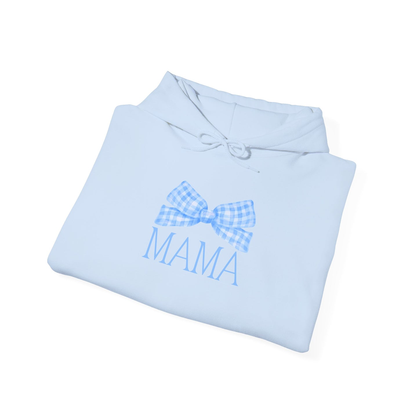 Mama Bow Blue Unisex Hoodie