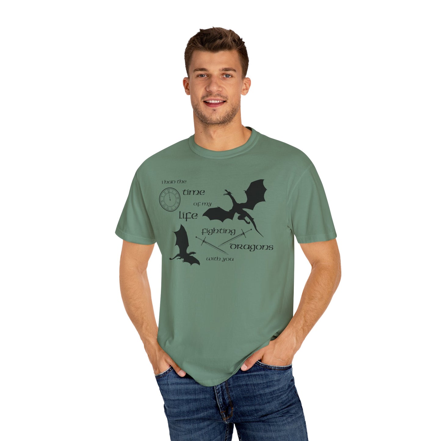 Fighting Dragons With You Comfort Colors Tee