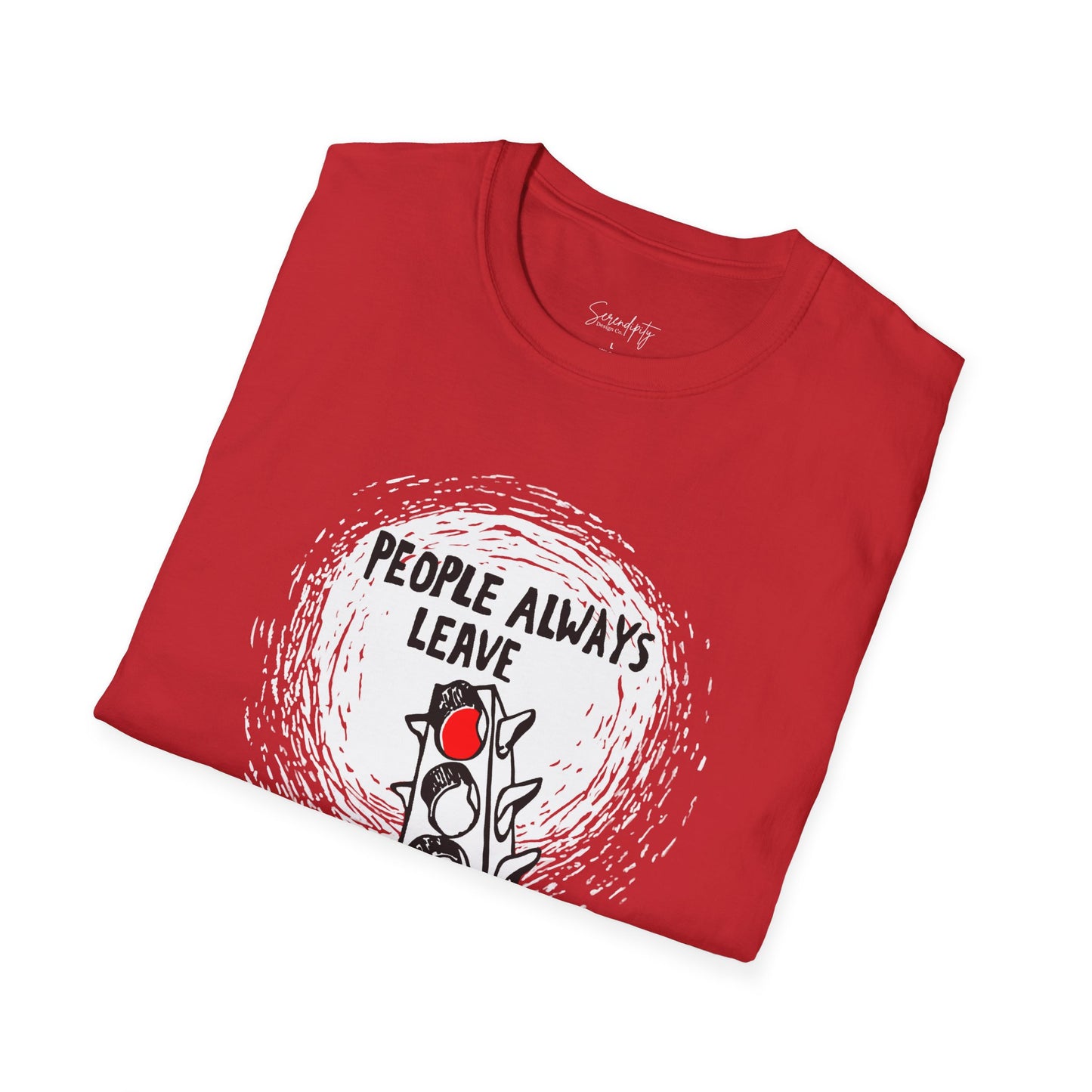 People Always Leave Soft Style Tee