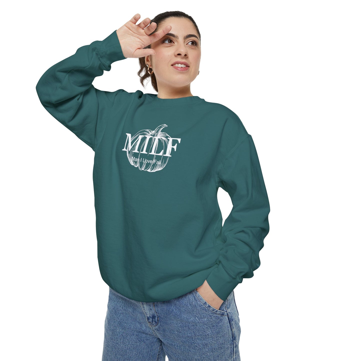 MILF (Man I Love Fall) Comfort Colors Sweatshirt