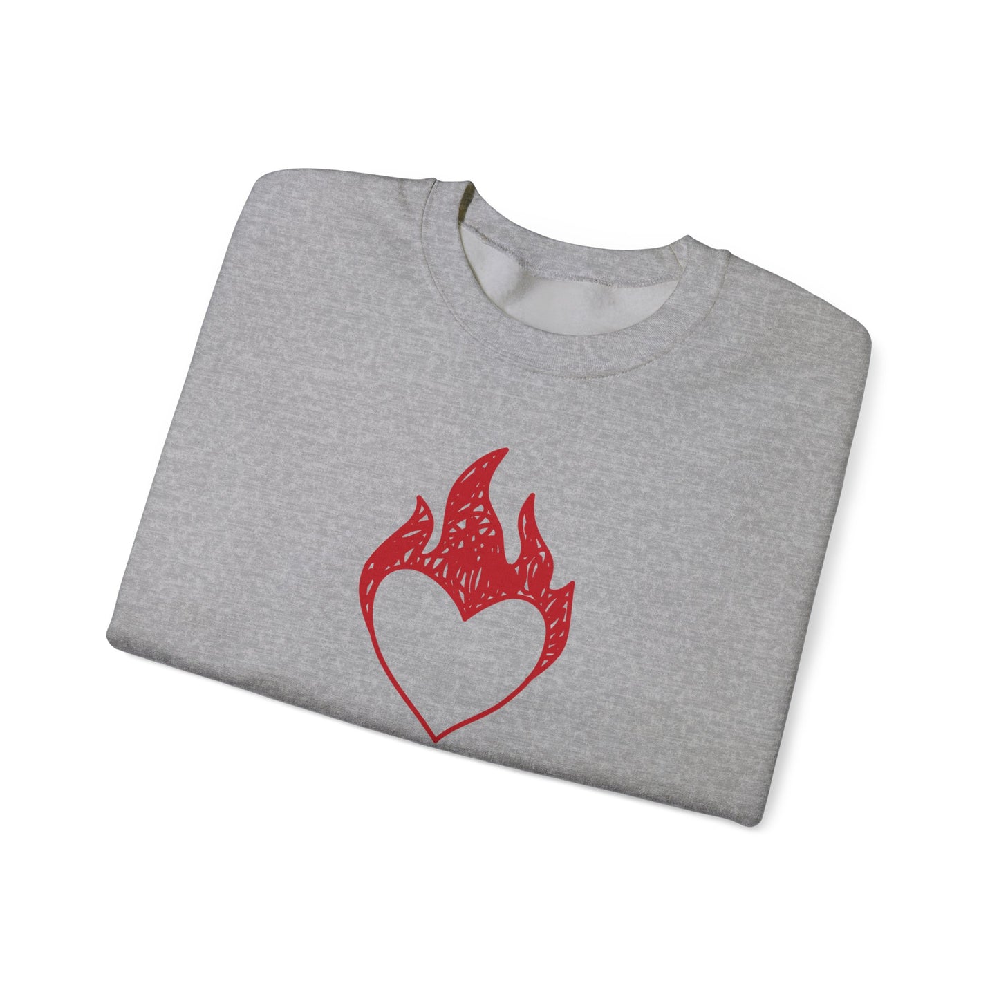 Fireheart Hand-drawn Crewneck Sweatshirt