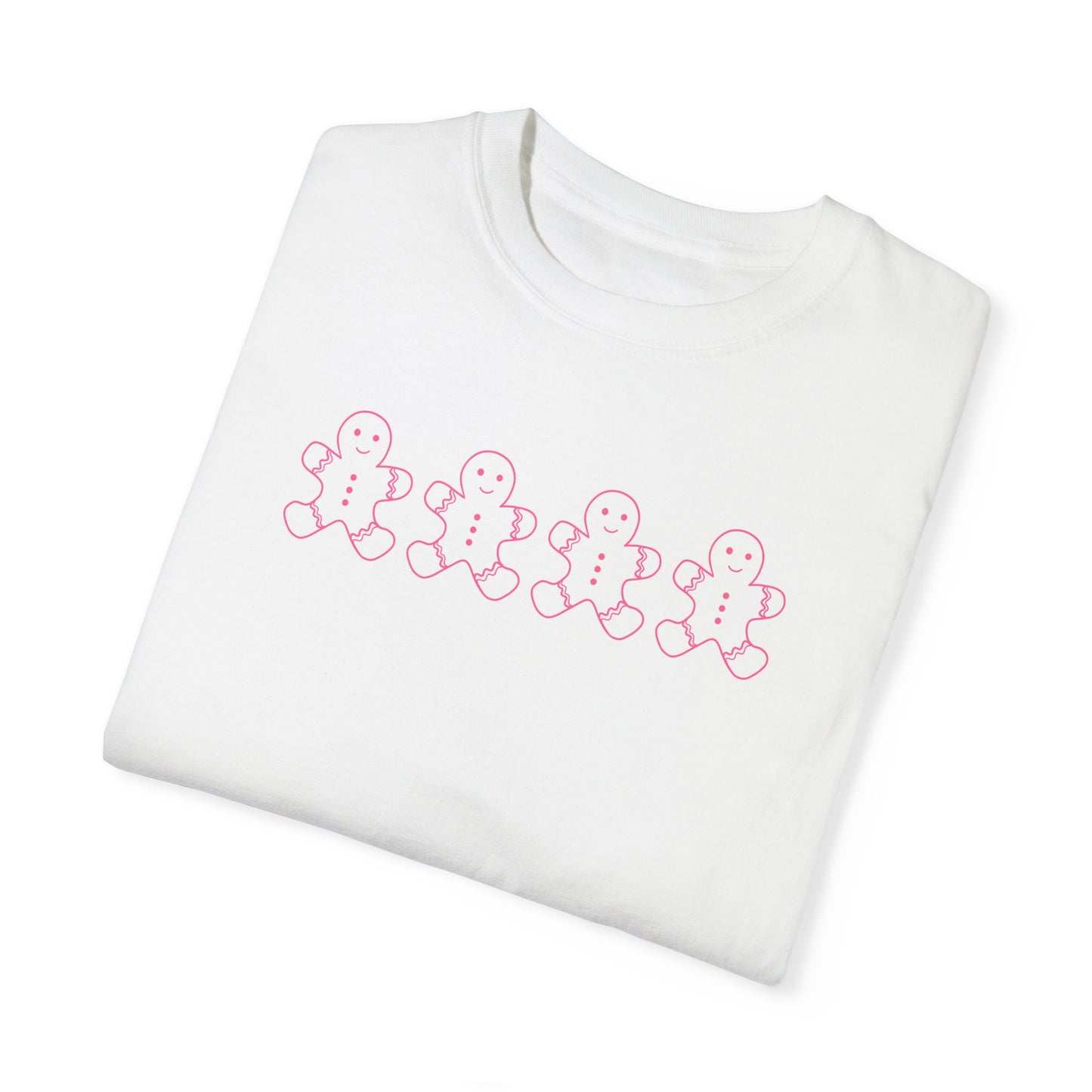 Pink Gingerbread Comfort Colors Tee