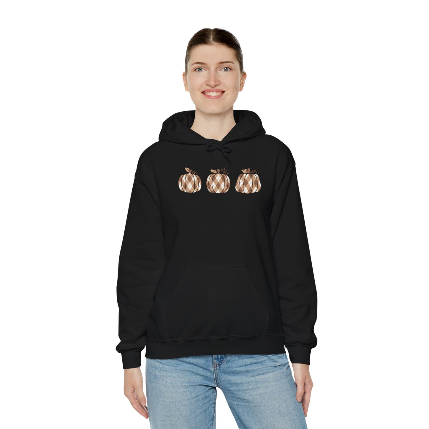 Plaid Pumpkins Unisex Hoodie