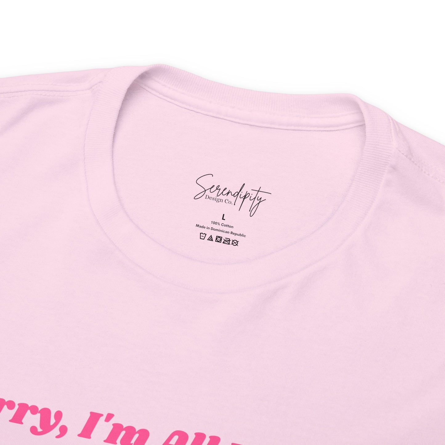 Sorry, I'm All Booked Unisex Tee