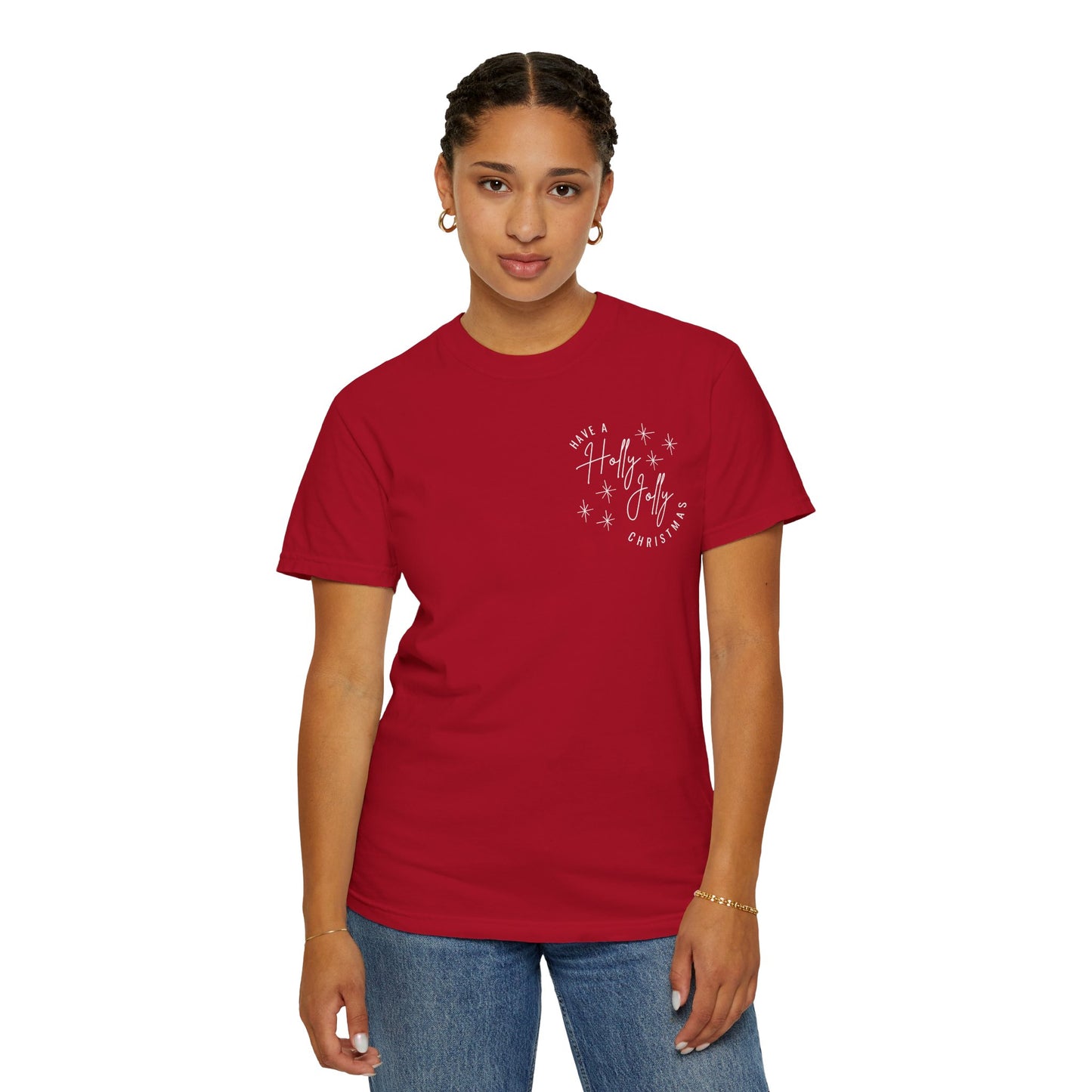 Holly Jolly Christmas Comfort Colors Tee