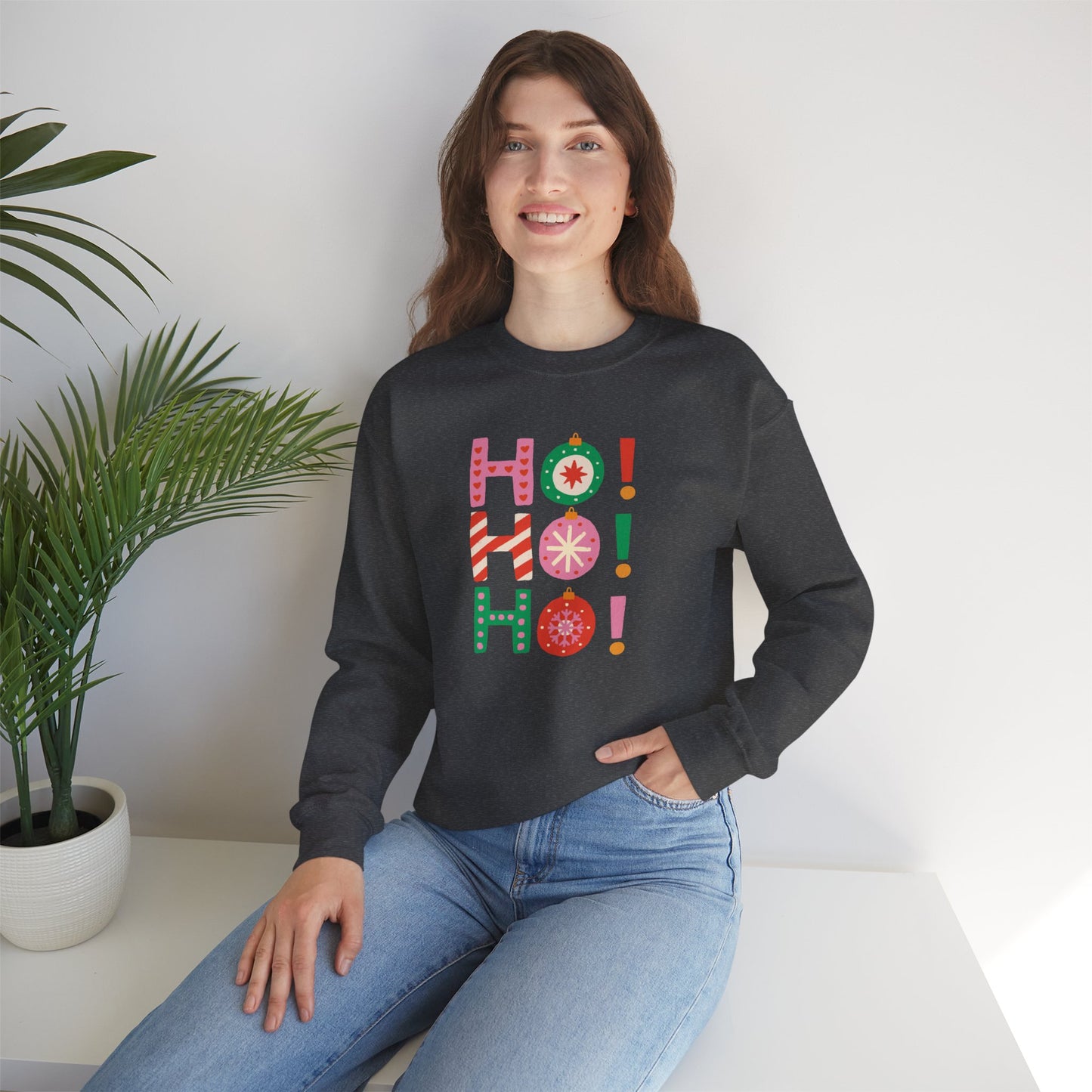 Ho Ho Ho Ornaments Unisex Crewneck