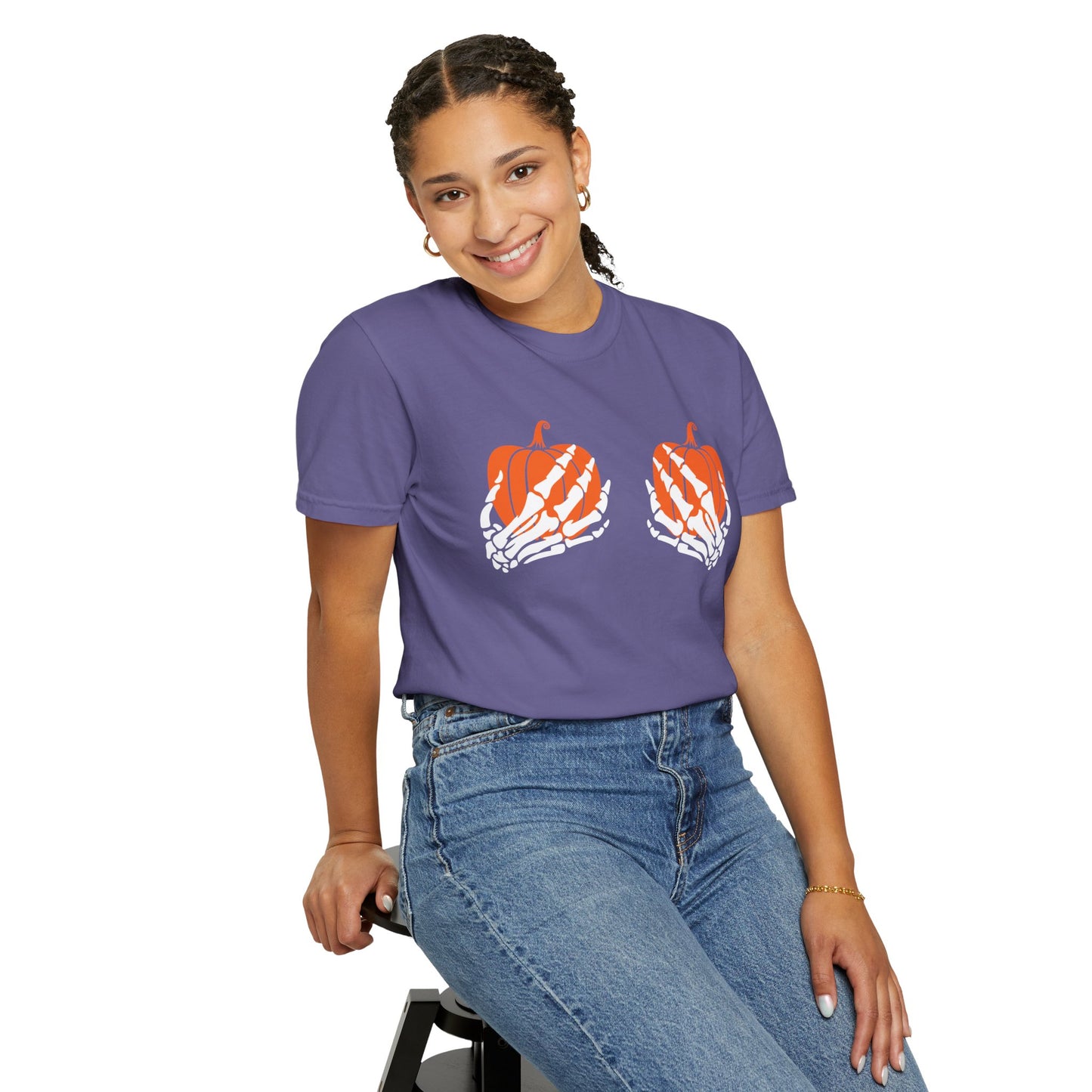 Pumpkin Grab Comfort Colors Tee