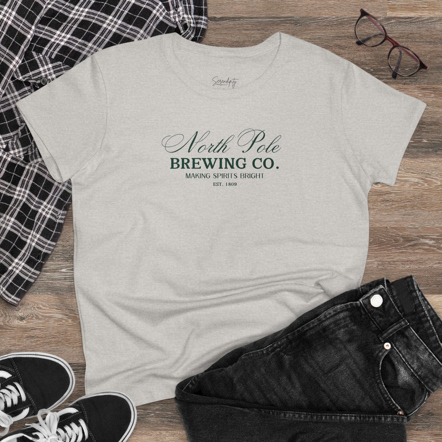 North Pole Brewing Co Green Baby Tee