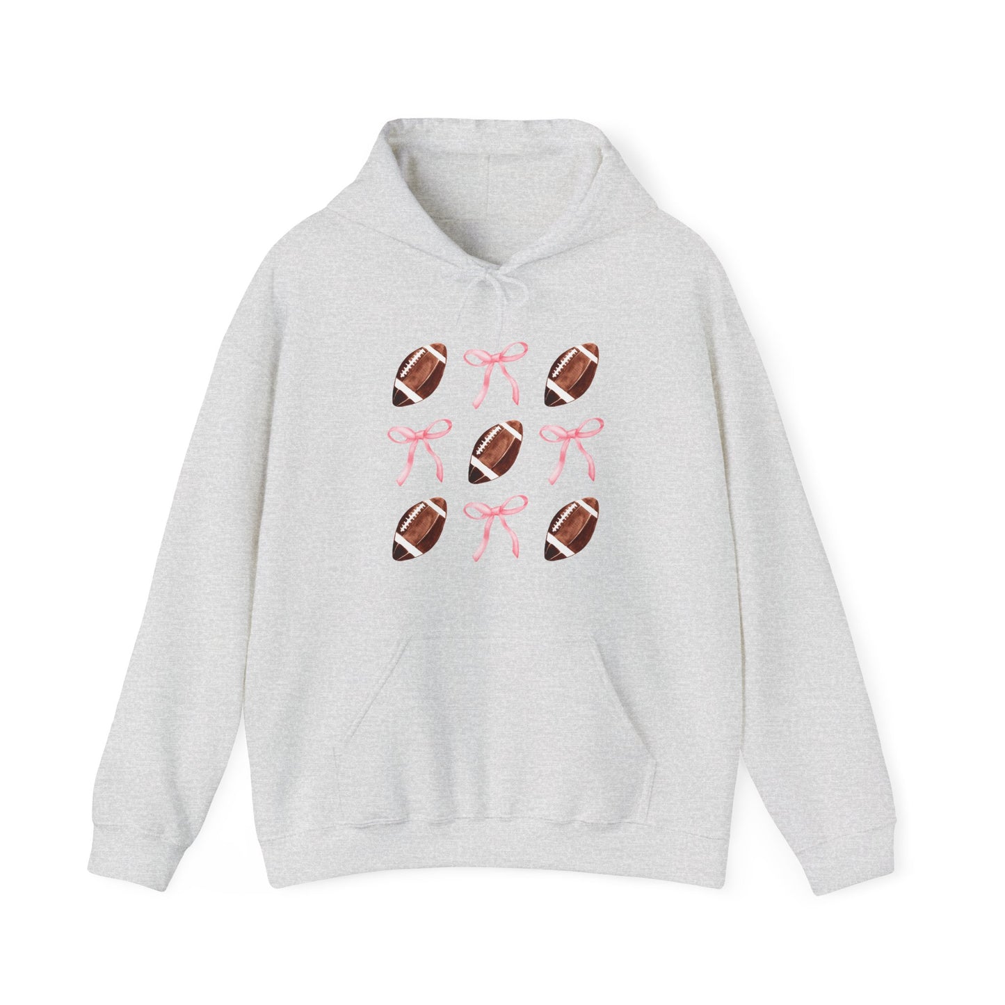 Football Bows Unisex Hoodie