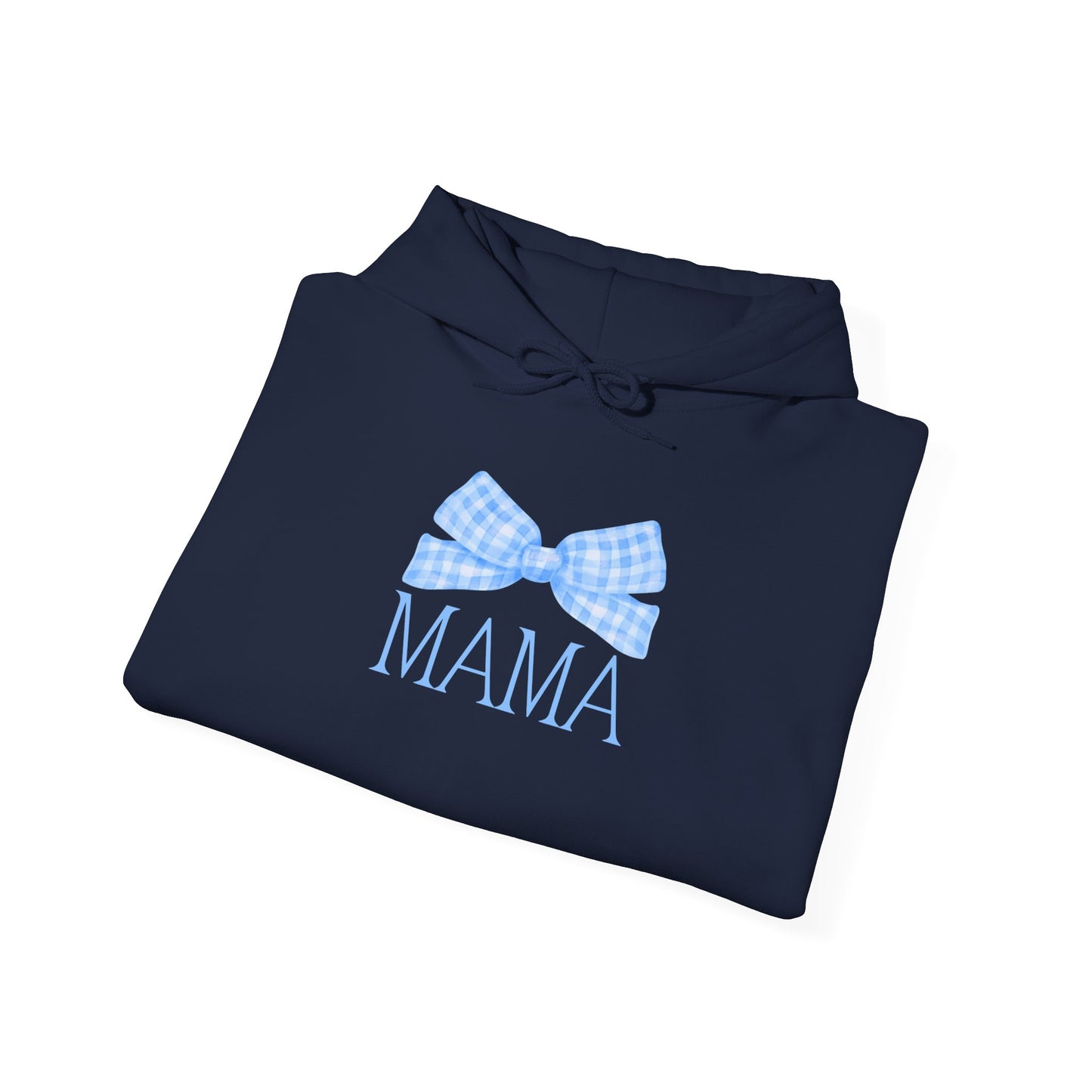 Mama Bow Blue Unisex Hoodie