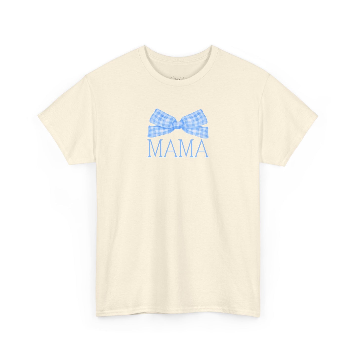 Mama Blue Bow Unisex Tee