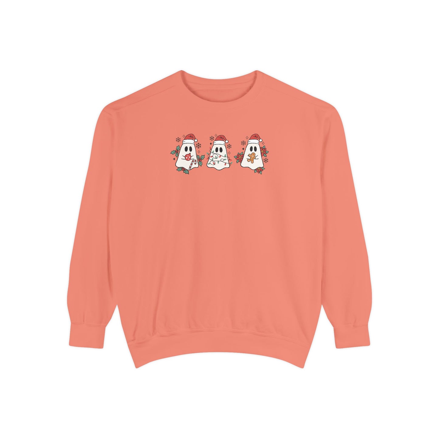 Christmas Ghosties Comfort Colors Sweatshirt