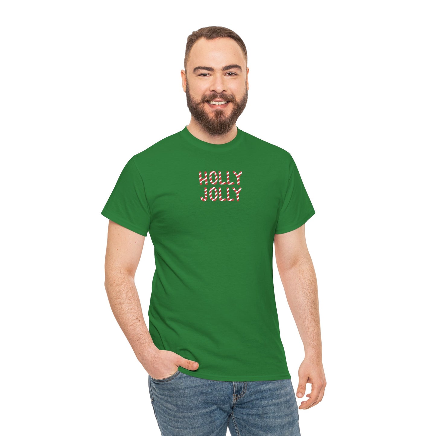 Holly Jolly Candy Cane Unisex Tee